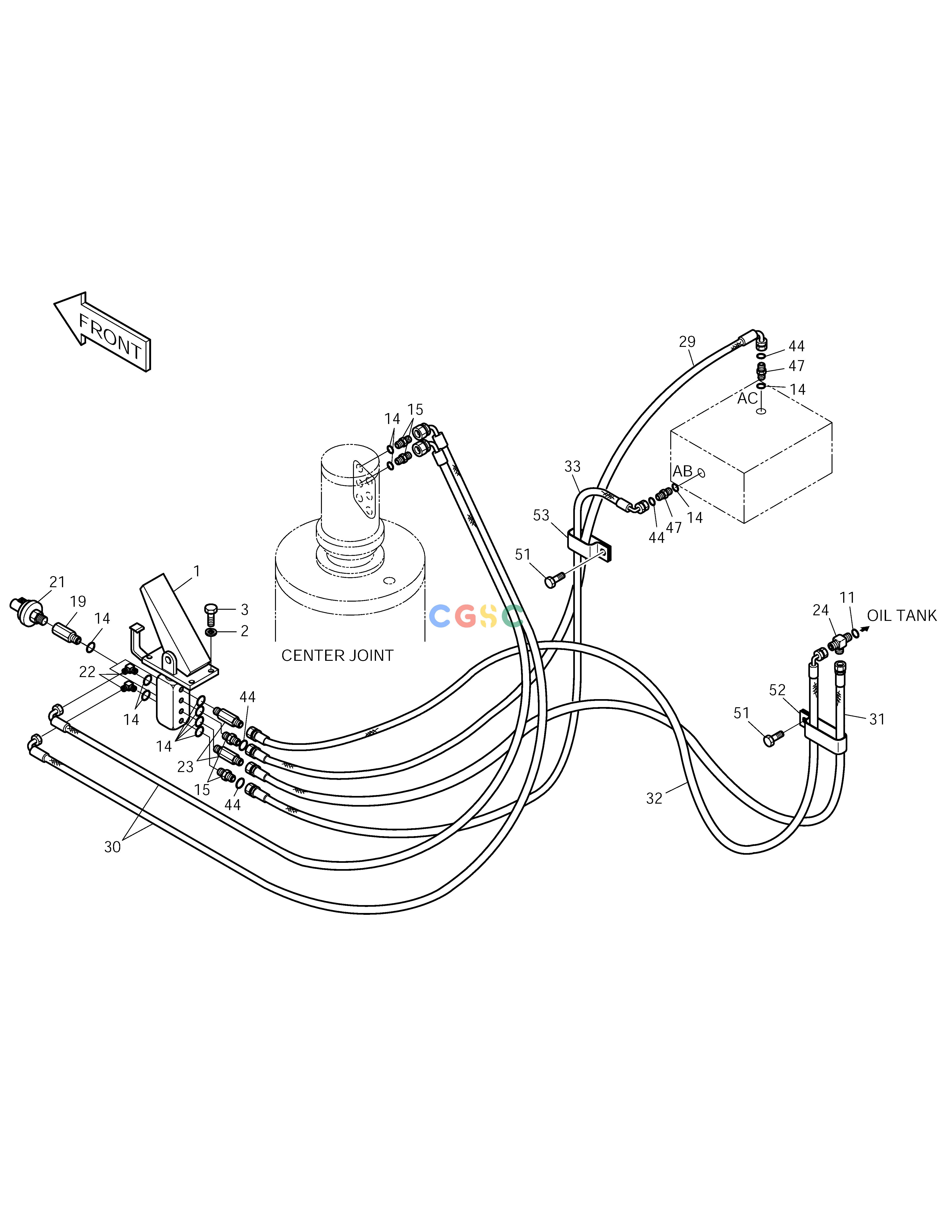 斗山零件查询BRAKE PIPING(1) SOLAR 210W-V Doosan parts catalog online
