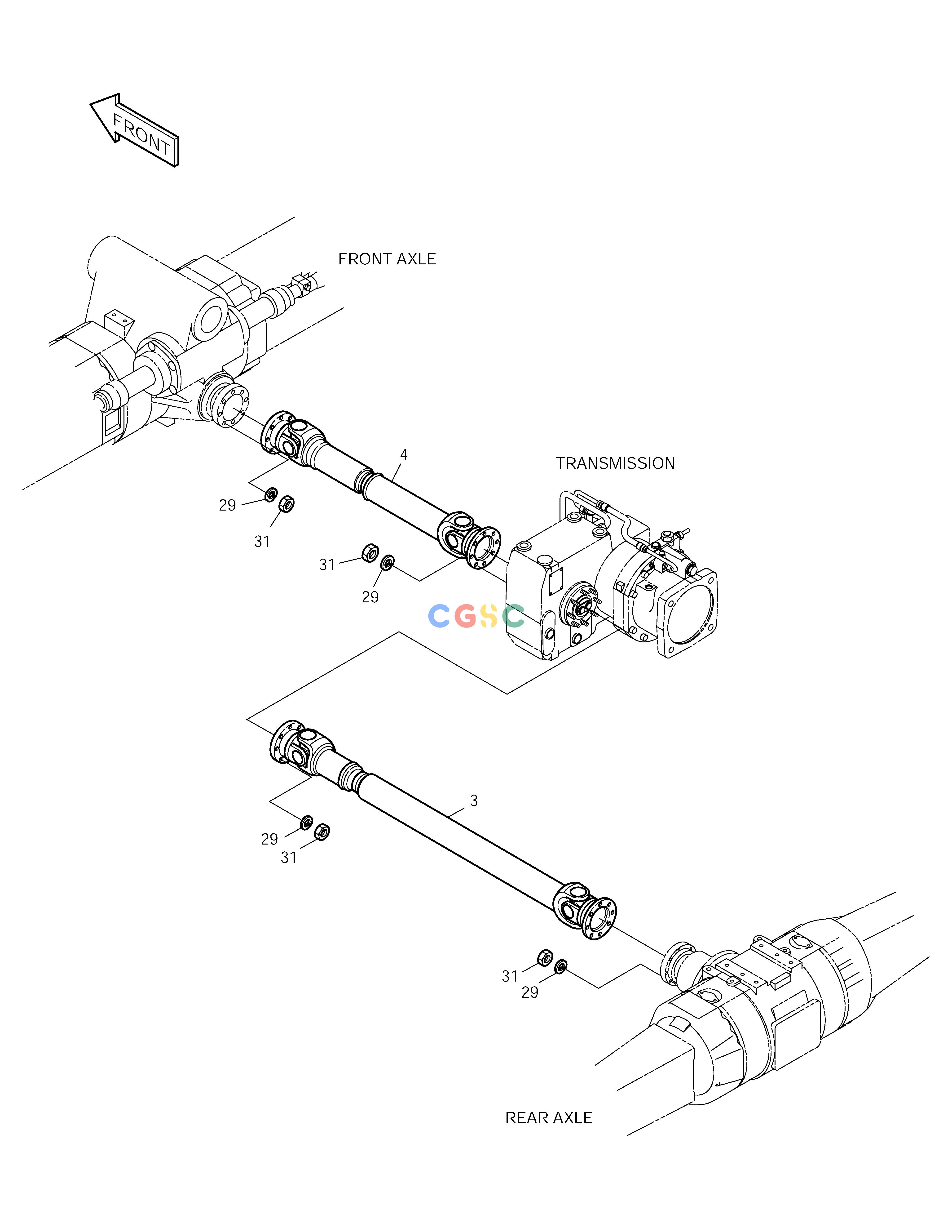 斗山零件查询POWER TRAIN(4)-SHAFT SOLAR 210W-V Doosan parts catalog online