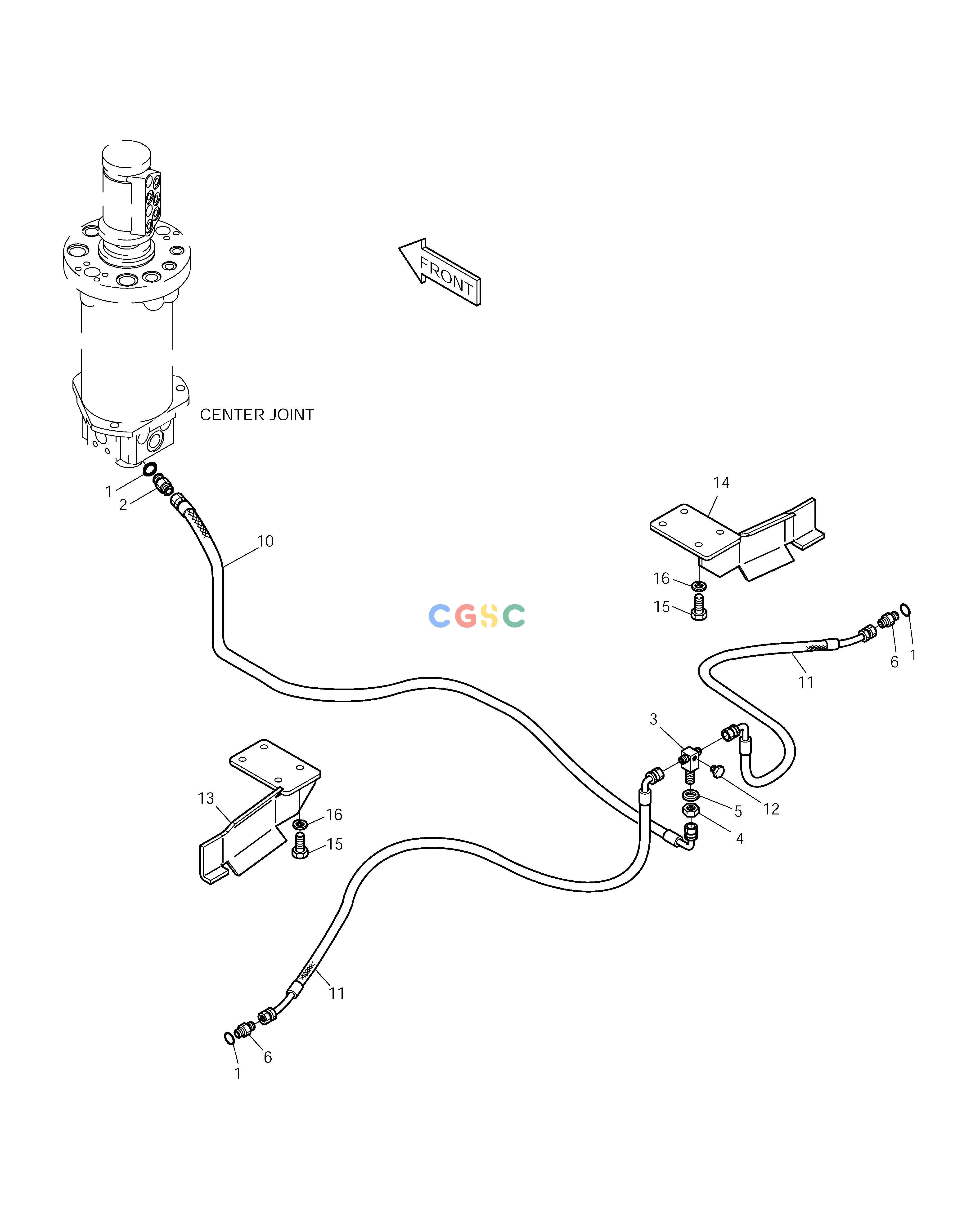 斗山零件查询BRAKE PIPING(2)-REAR SOLAR 210W-V Doosan parts catalog online
