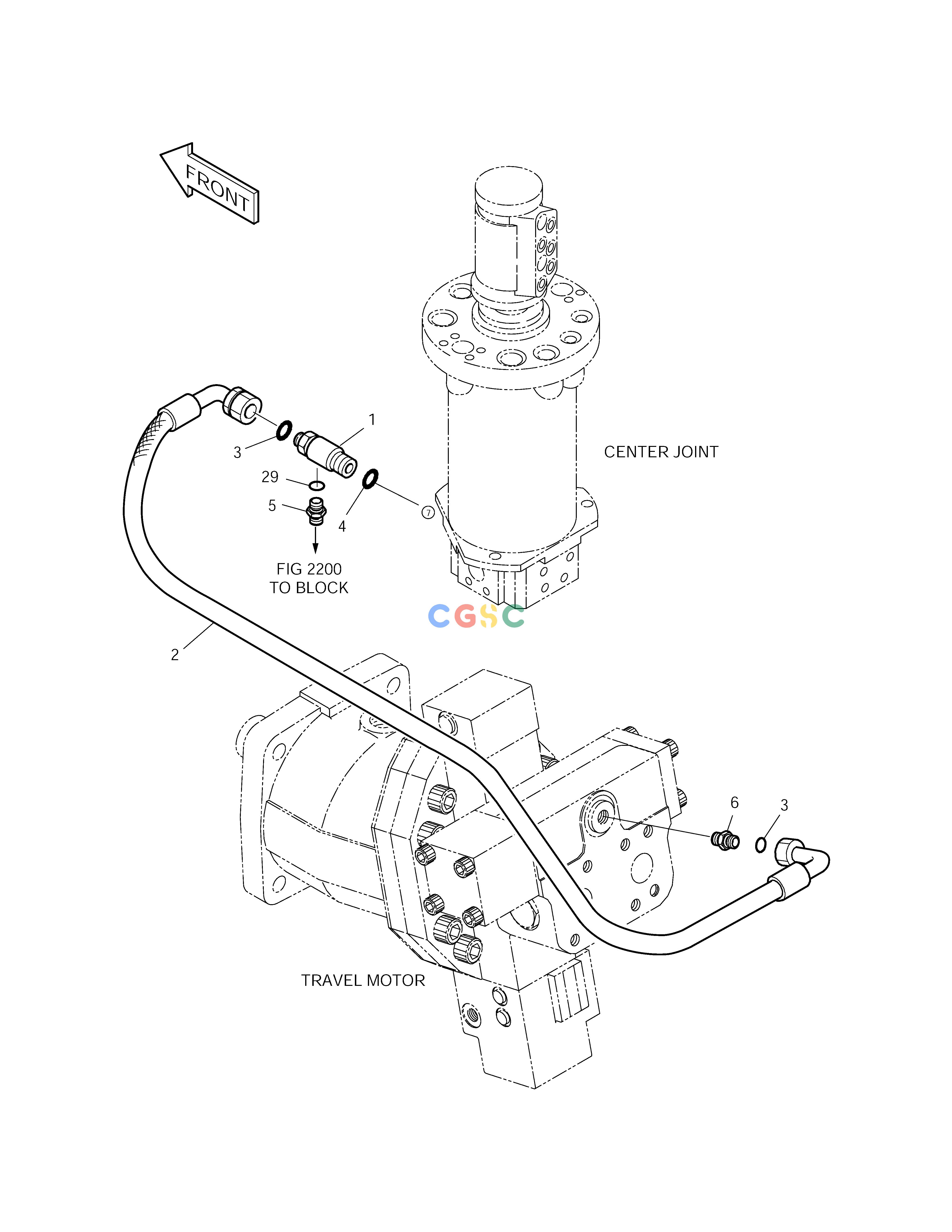 斗山零件查询PROPELLING PIPING(4)-MOTOR MAKE UP SOLAR 210W-V Doosan parts catalog online