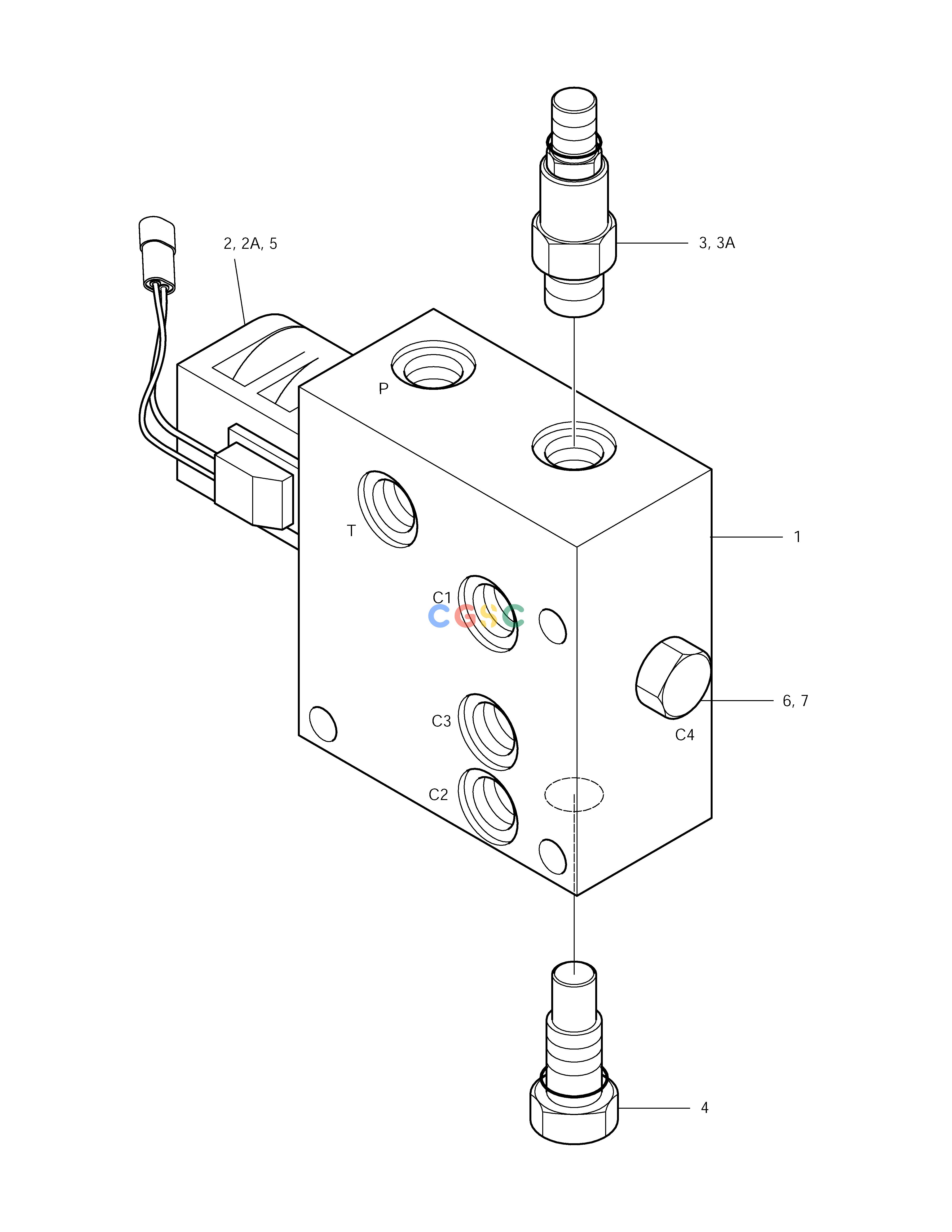 斗山零件查询BREAKER PACKAGE VALVE SOLAR 210W-V Doosan parts catalog online
