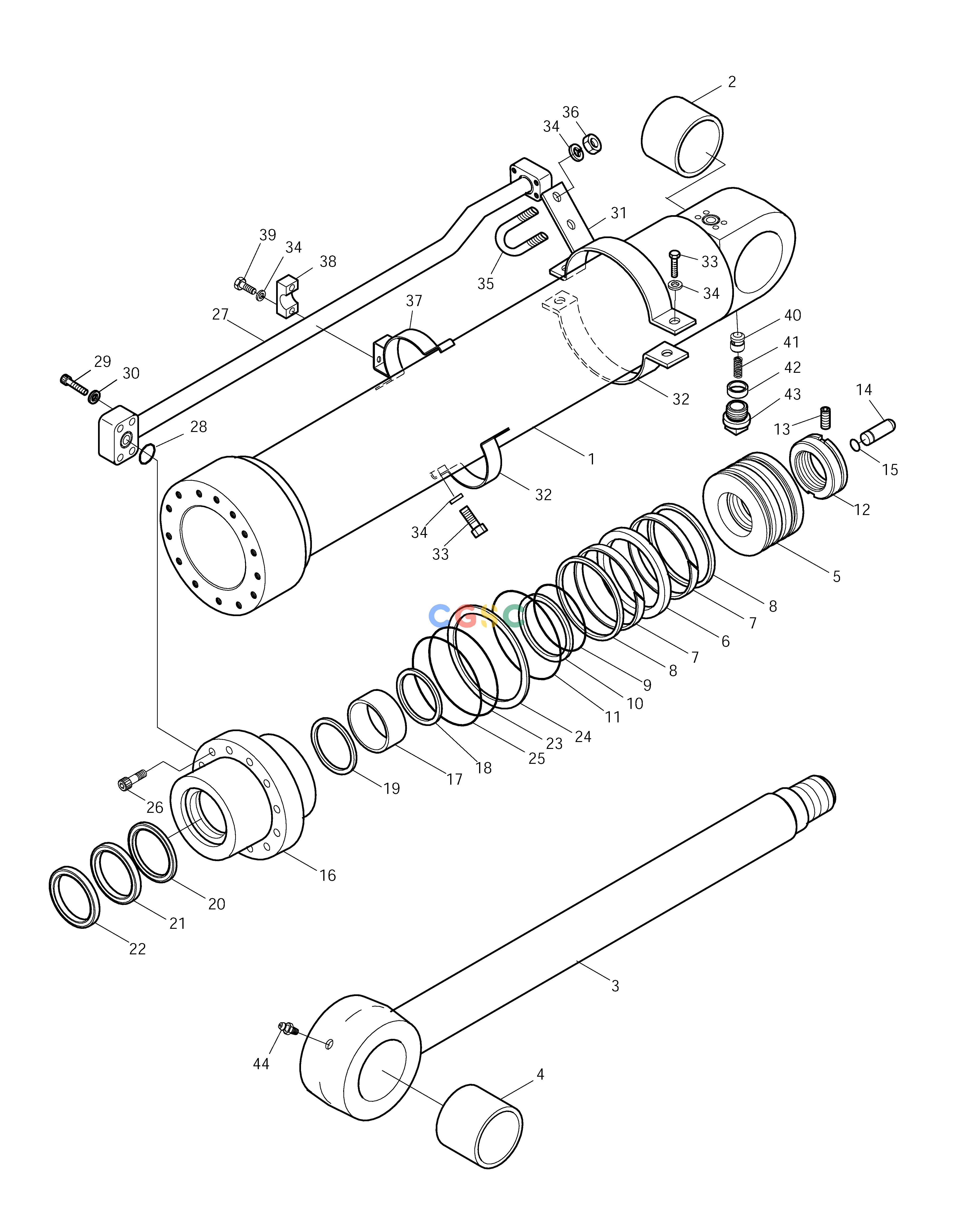 斗山零件查询ARM CYLINDER SOLAR 210W-V Doosan parts catalog online