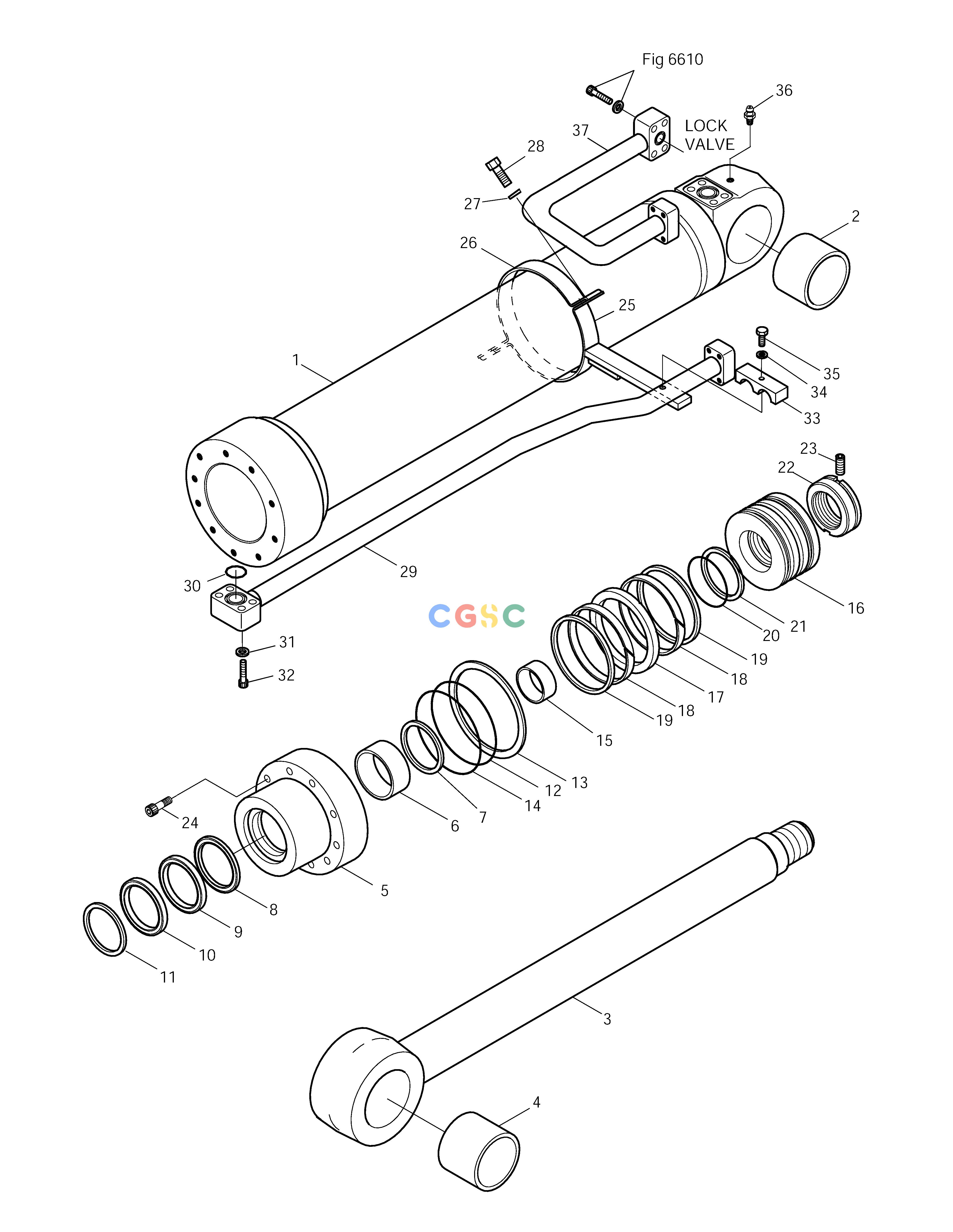 斗山零件查询BOOM CYLINDER(L.H)-LOCK VALVE SOLAR 210W-V Doosan parts catalog online