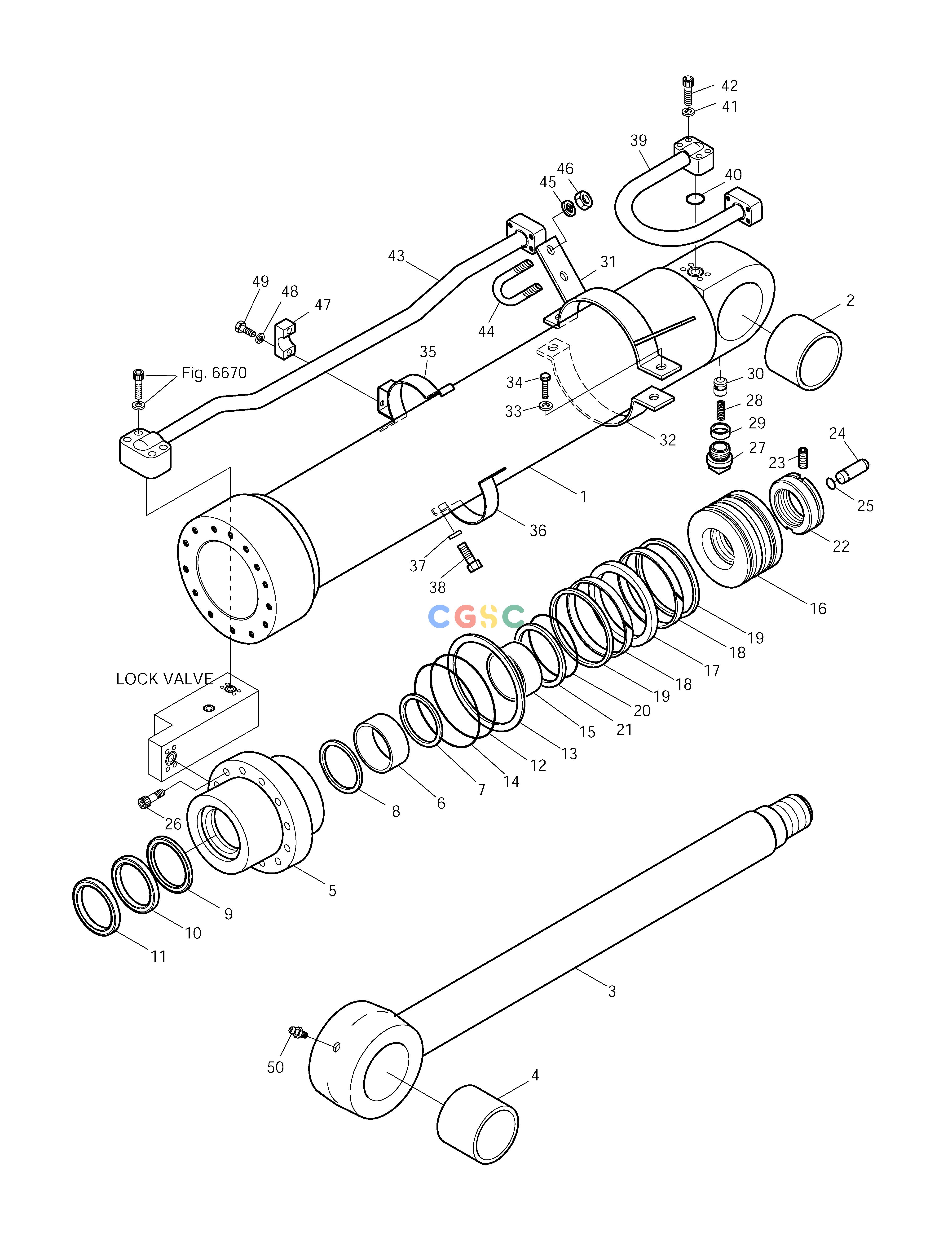 斗山零件查询ARM CYLINDER-L/V FOR ARTI.BOOM SOLAR 210W-V Doosan parts catalog online