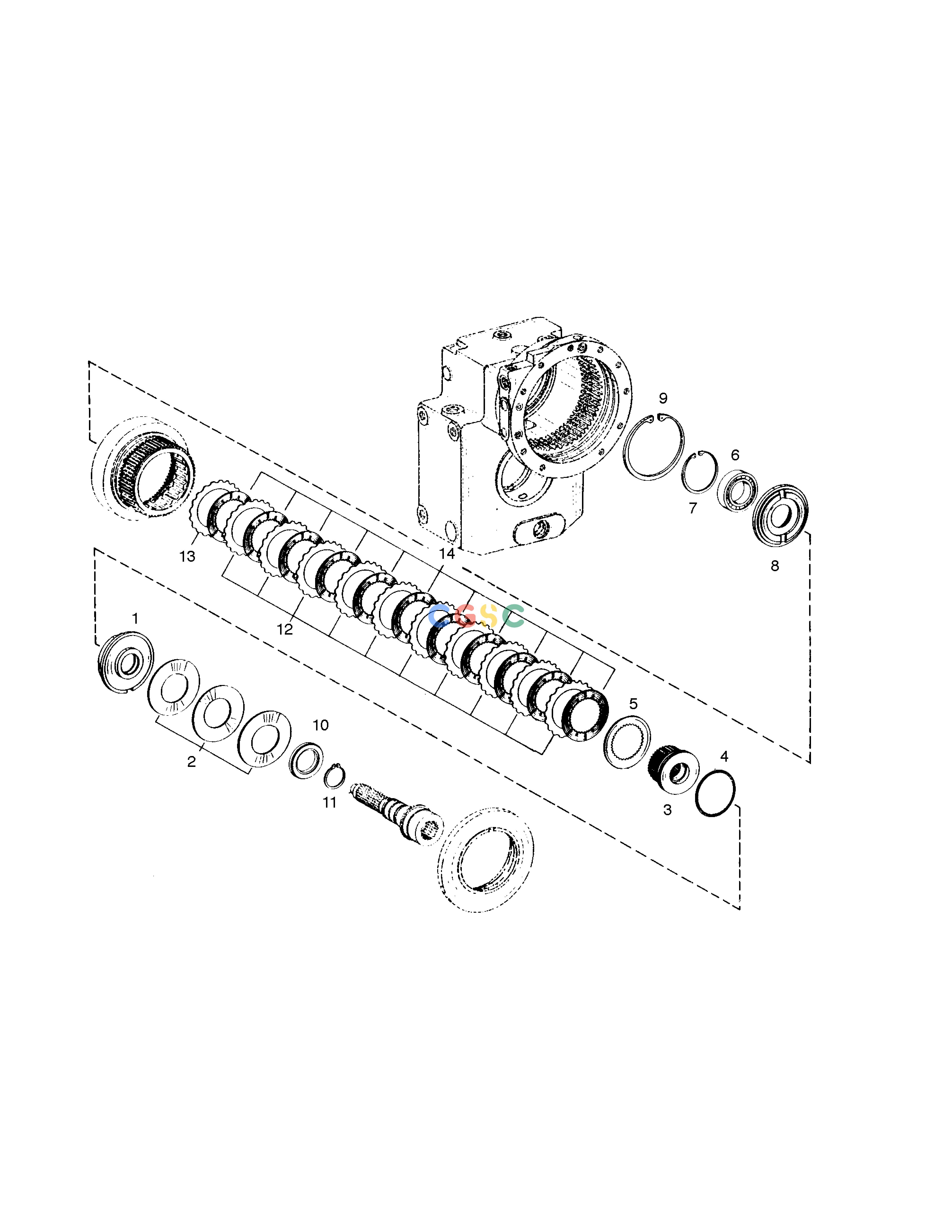 斗山零件查询2nd GEAR CLUTCH-TRANSMISSION SOLAR 210W-V Doosan parts catalog online
