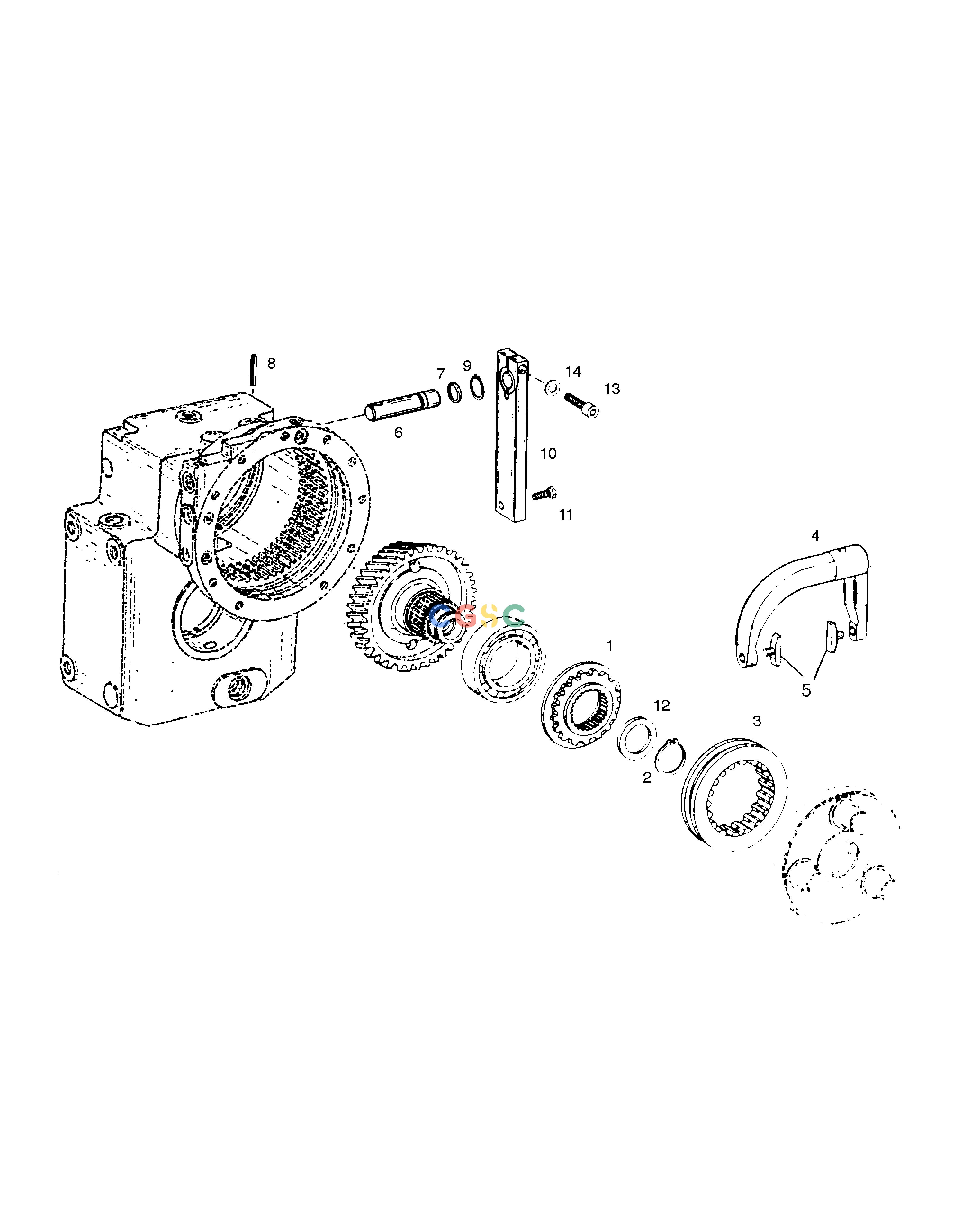斗山零件查询DISCONNECTION DEVICE-TRANSMISSION SOLAR 210W-V Doosan parts catalog online