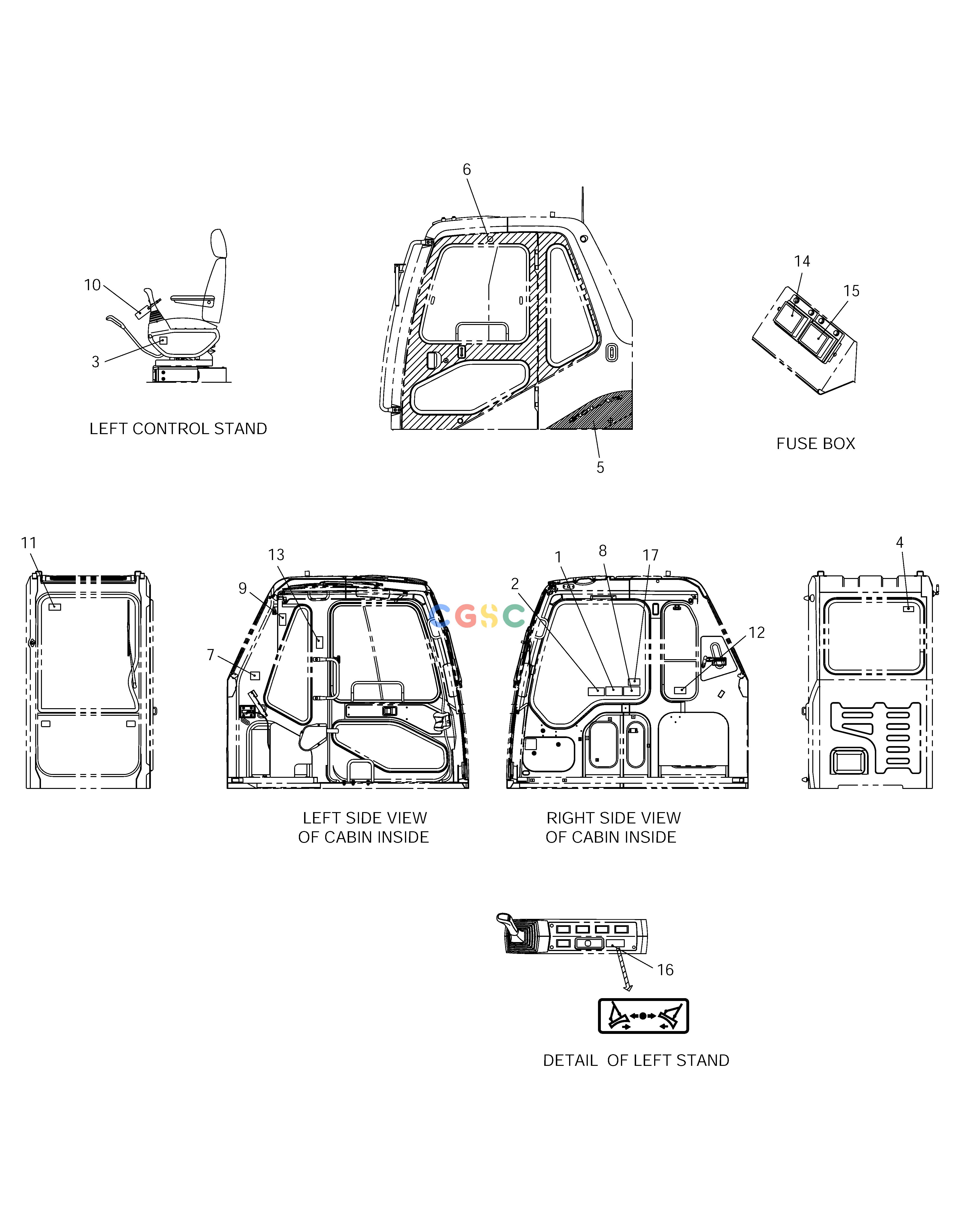 斗山零件查询CABIN NAME PLATE-EUROPE SOLAR 210W-V Doosan parts catalog online