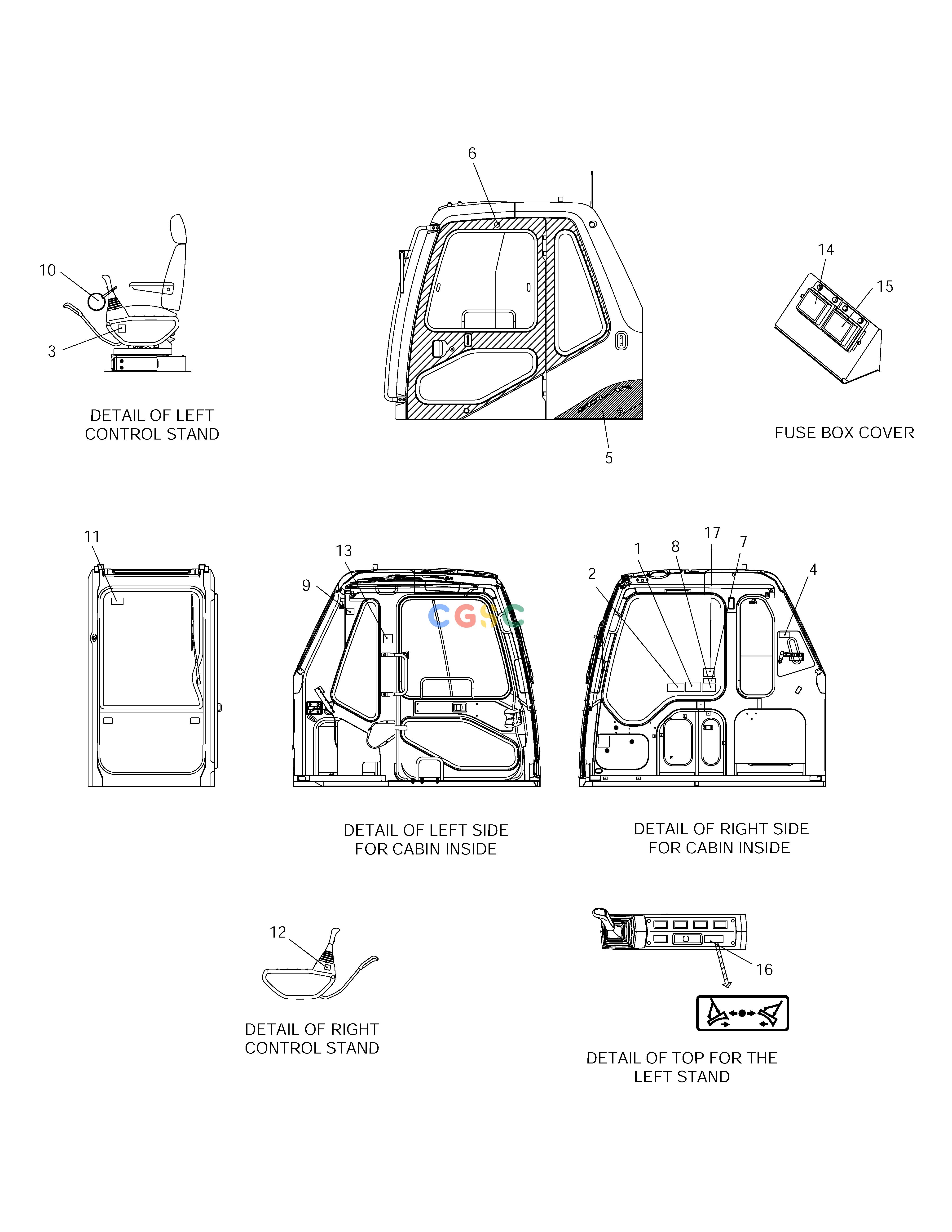 斗山零件查询CABIN NAME PLATE-ENGLISH SOLAR 210W-V Doosan parts catalog online