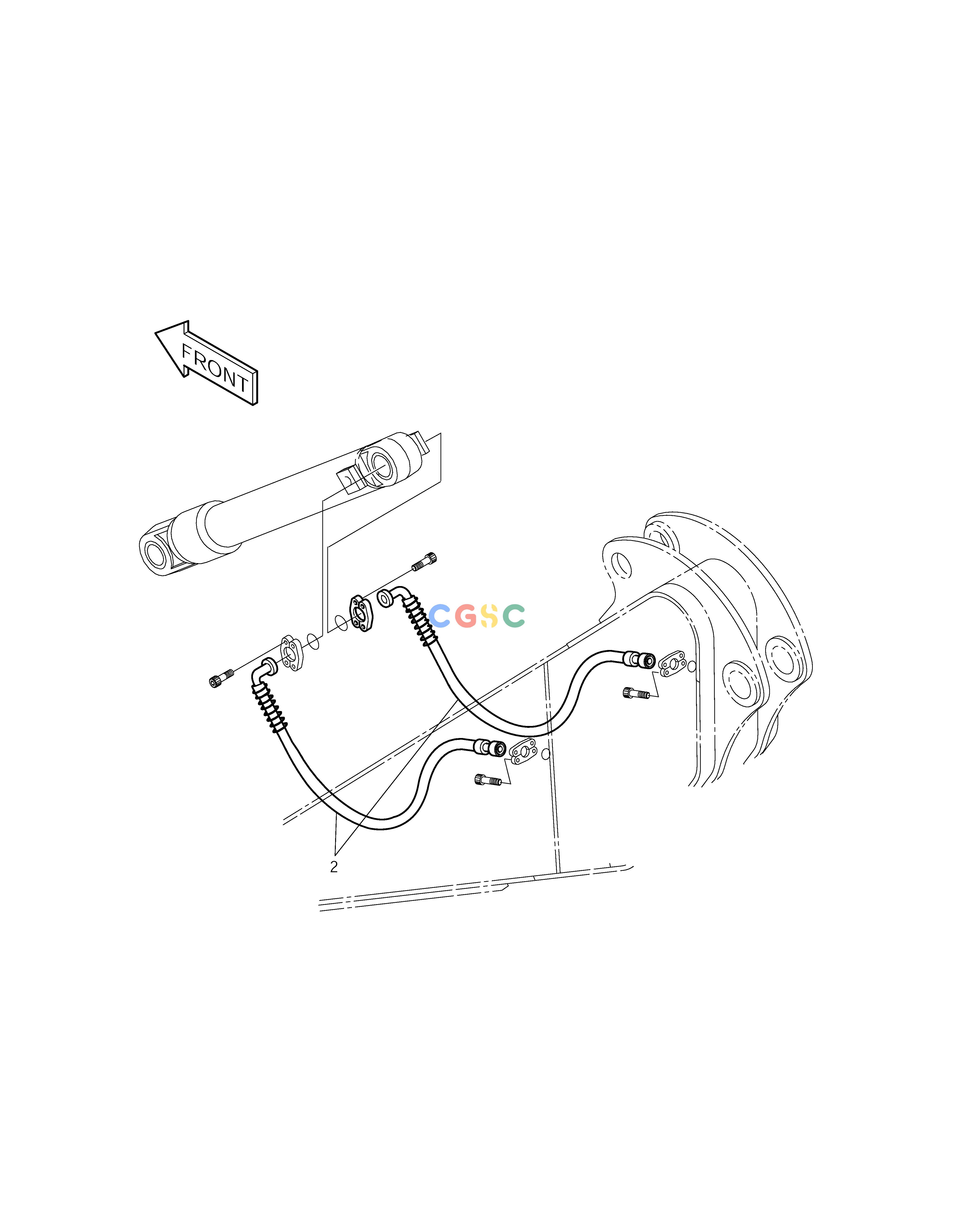 斗山零件查询ARM PIPING-ARM 2.0m SOLAR 210W-V Doosan parts catalog online