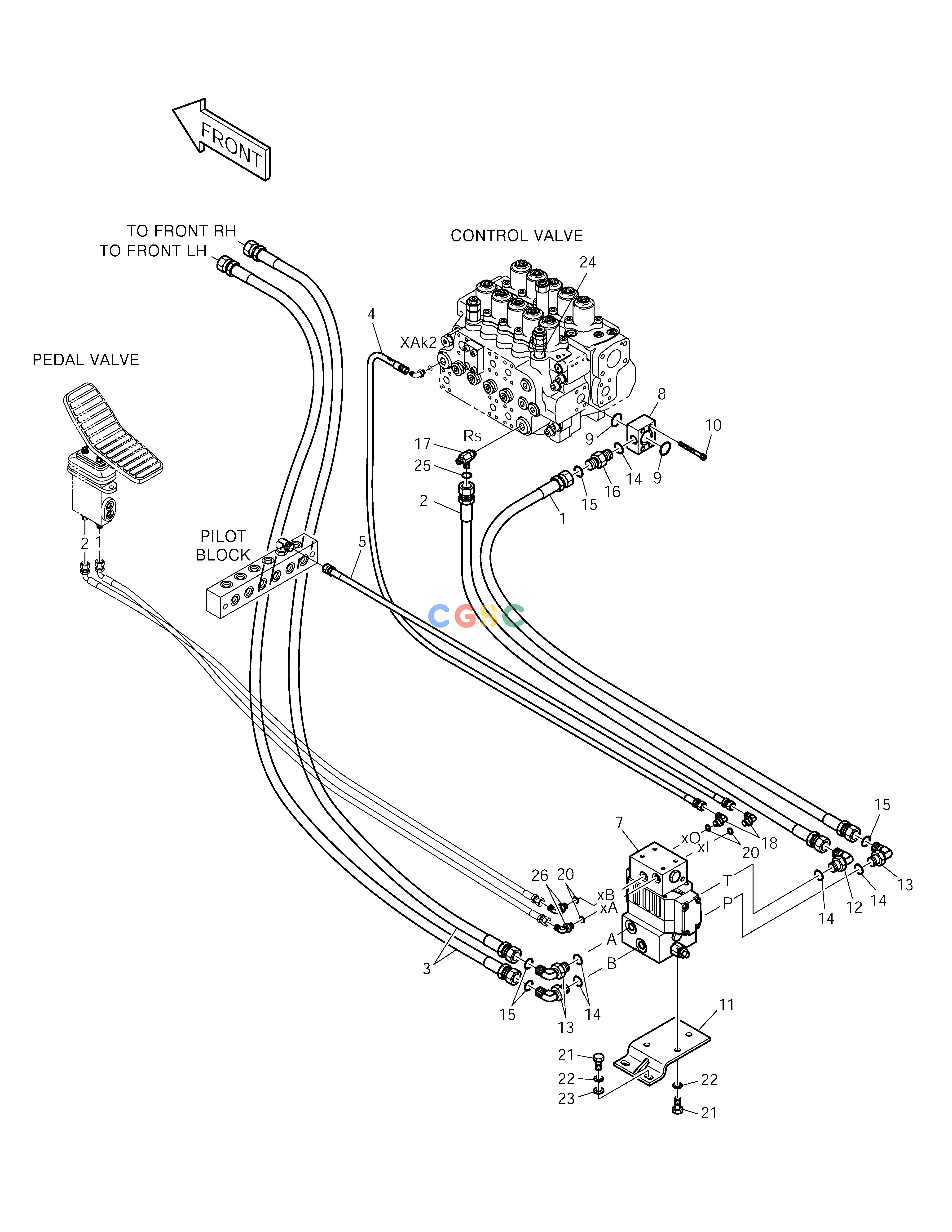 斗山零件查询MAIN PIPING-TILTING SOLAR 210W-V Doosan parts catalog online