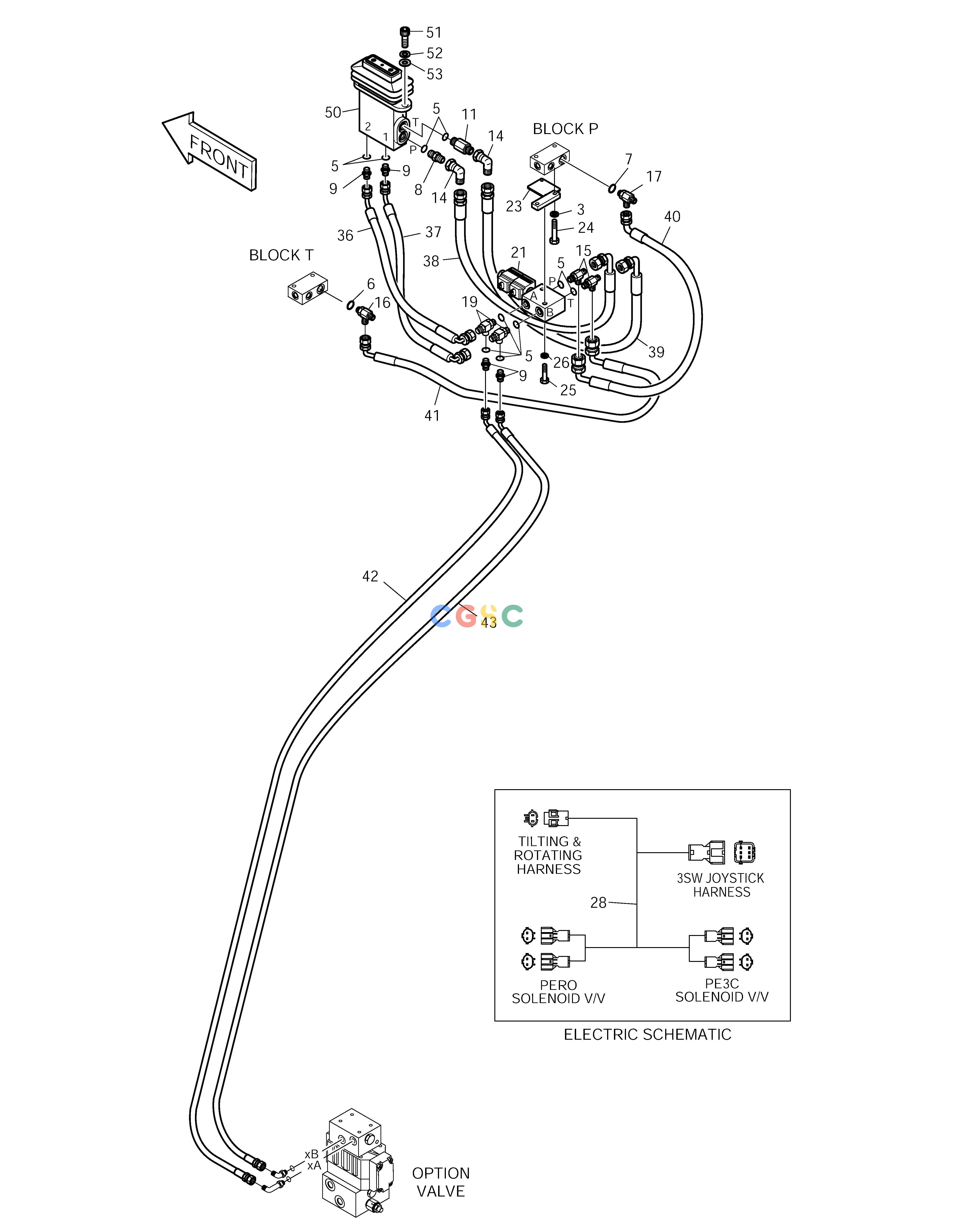 斗山零件查询PILOT PIPING-PERO SOLAR 210W-V Doosan parts catalog online