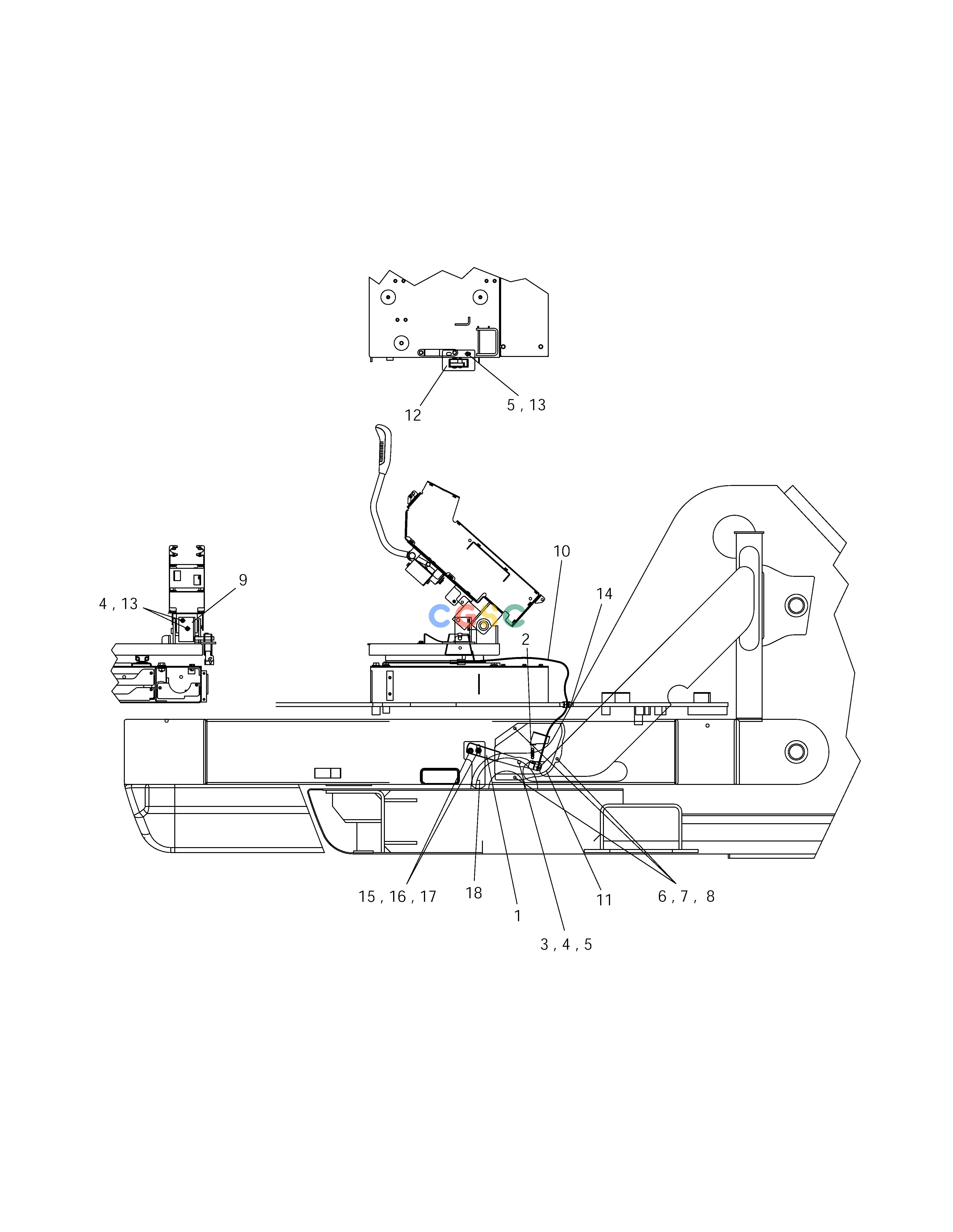 斗山零件查询LOCK SYSTEM ASS'Y-MATERIAL HANDLING SOLAR 210W-V Doosan parts catalog online