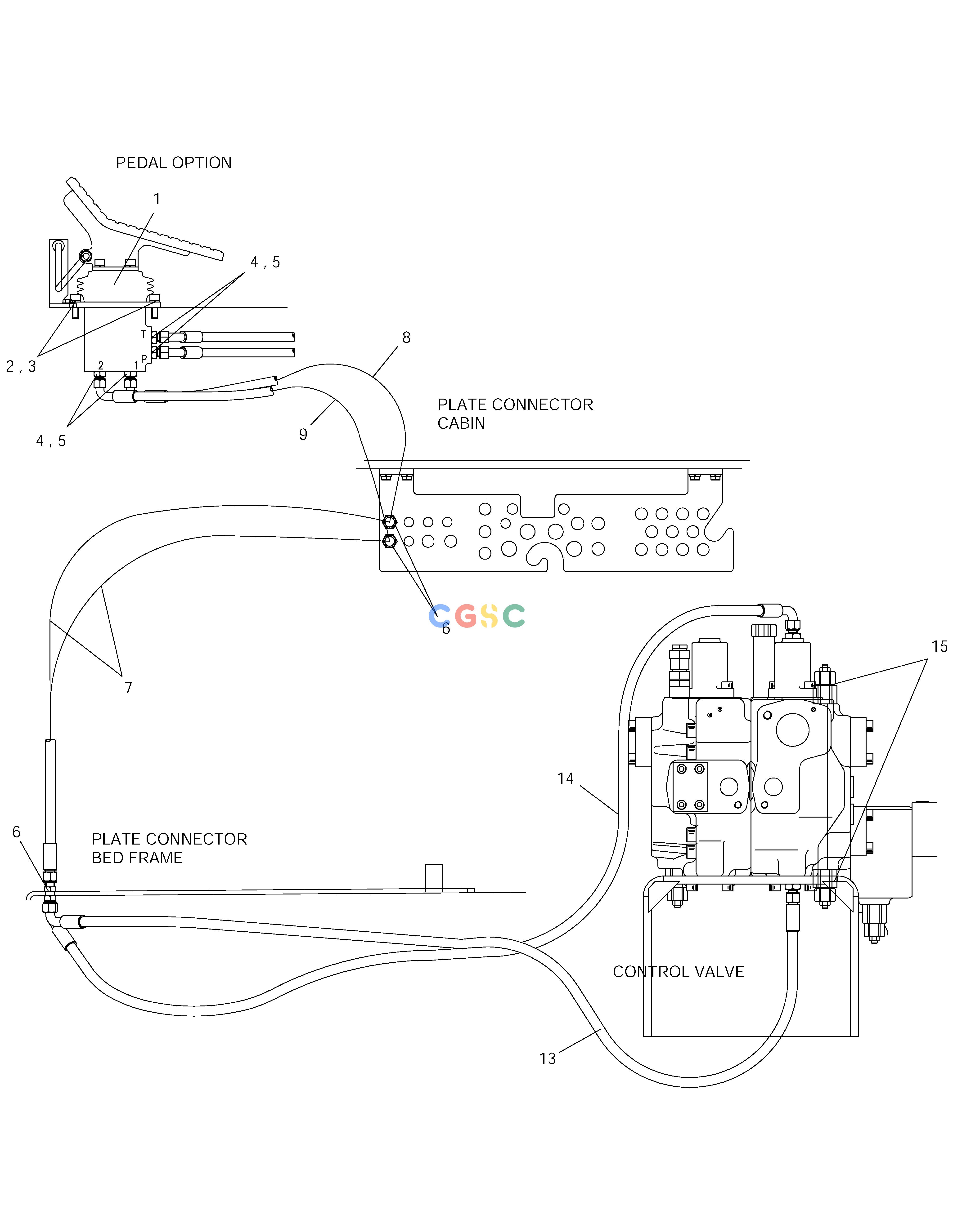 斗山零件查询PILOT PIPING P.R.O.-MATERIAL HANDLING SOLAR 210W-V Doosan parts catalog online
