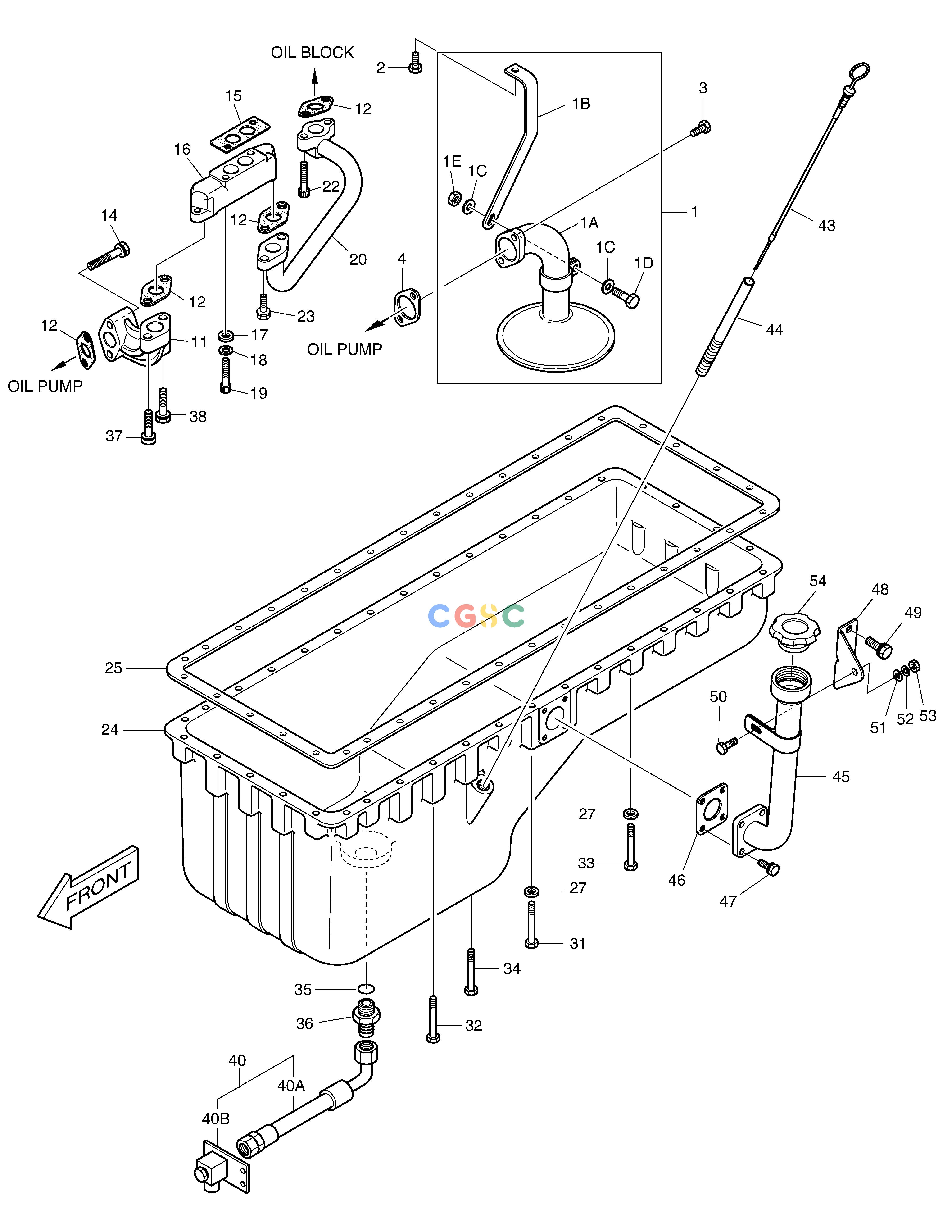 斗山零件查询OIL PIPE - IN OIL PAN MEGA 250-V (S/N 3001~) Doosan parts catalog online