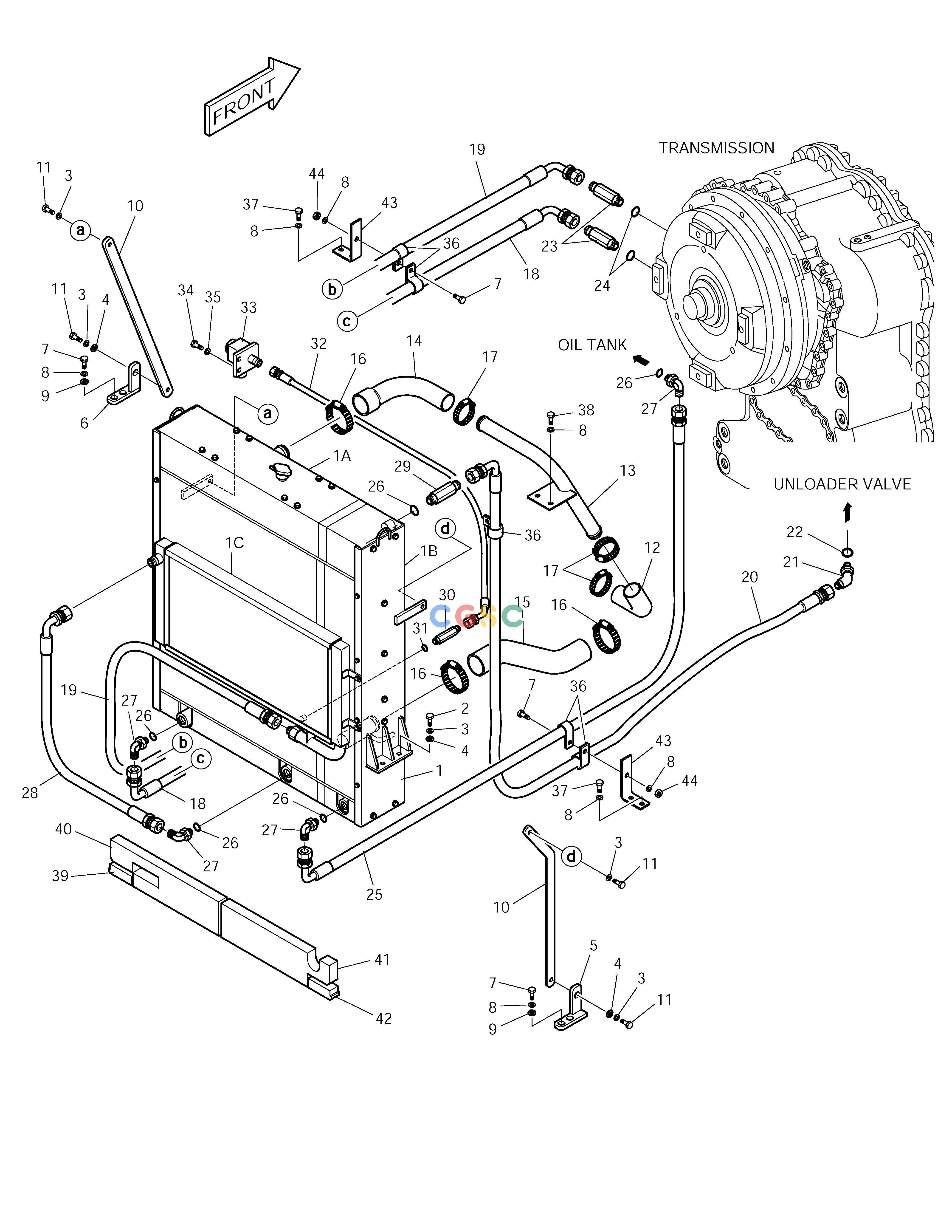 斗山零件查询COOLING PIPING MEGA 250-V (S/N 3001~) Doosan parts catalog online