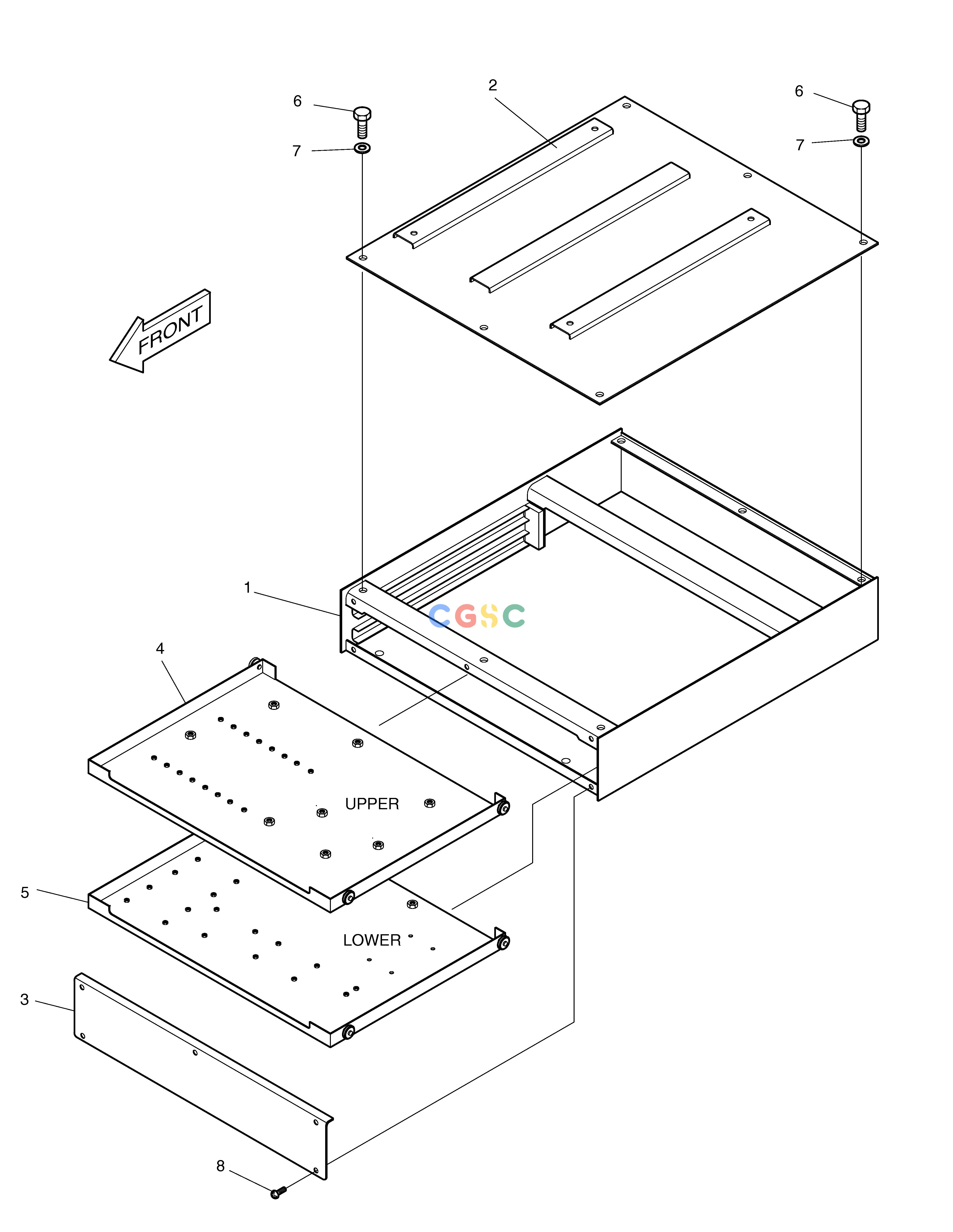 斗山零件查询ELECTRIC BOX ASS'Y(1) - ELECTRIC BOX MEGA 250-V (S/N 3001~) Doosan parts catalog online