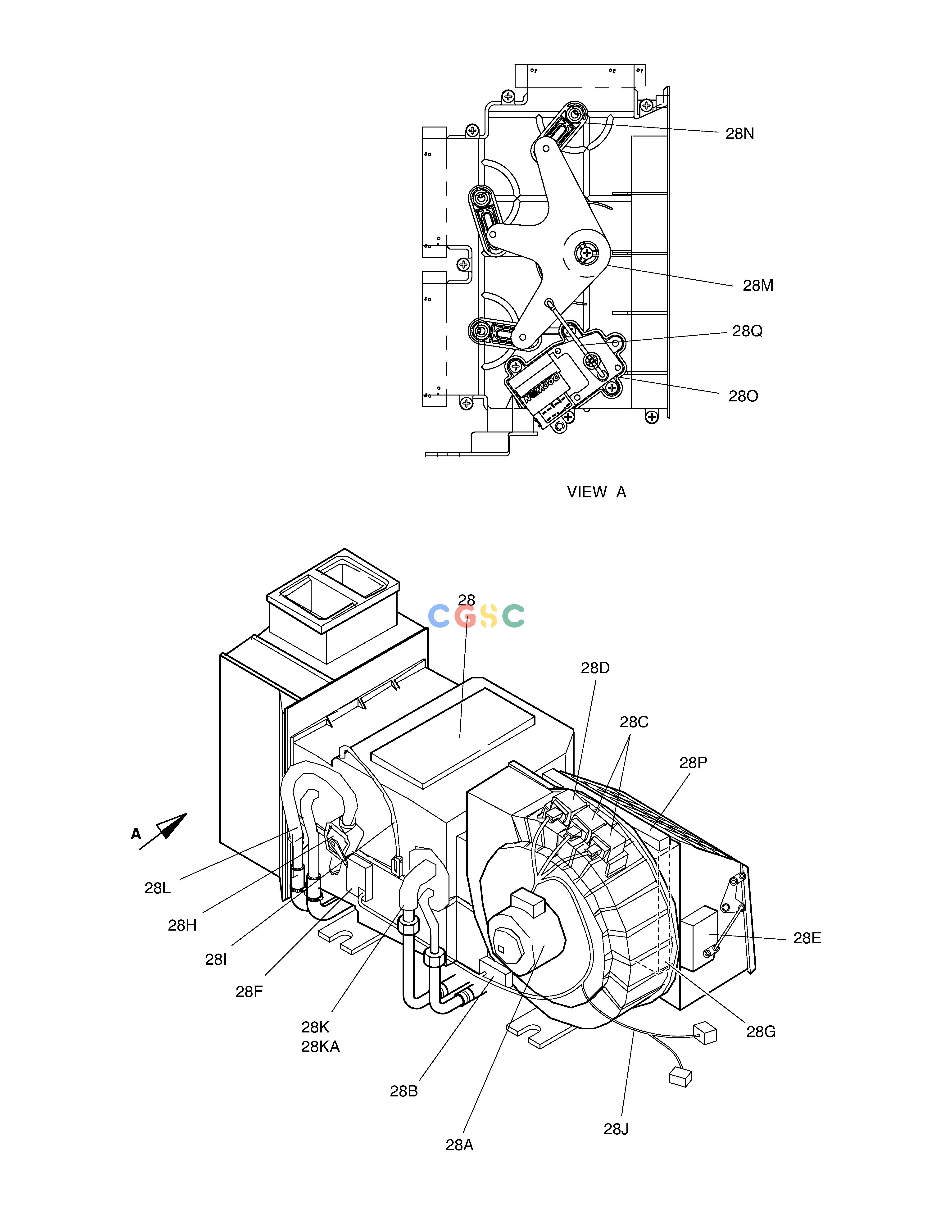 斗山零件查询AIRCONDITIONER(3) - AIRCON UNIT MEGA 250-V (S/N 3001~) Doosan parts catalog online