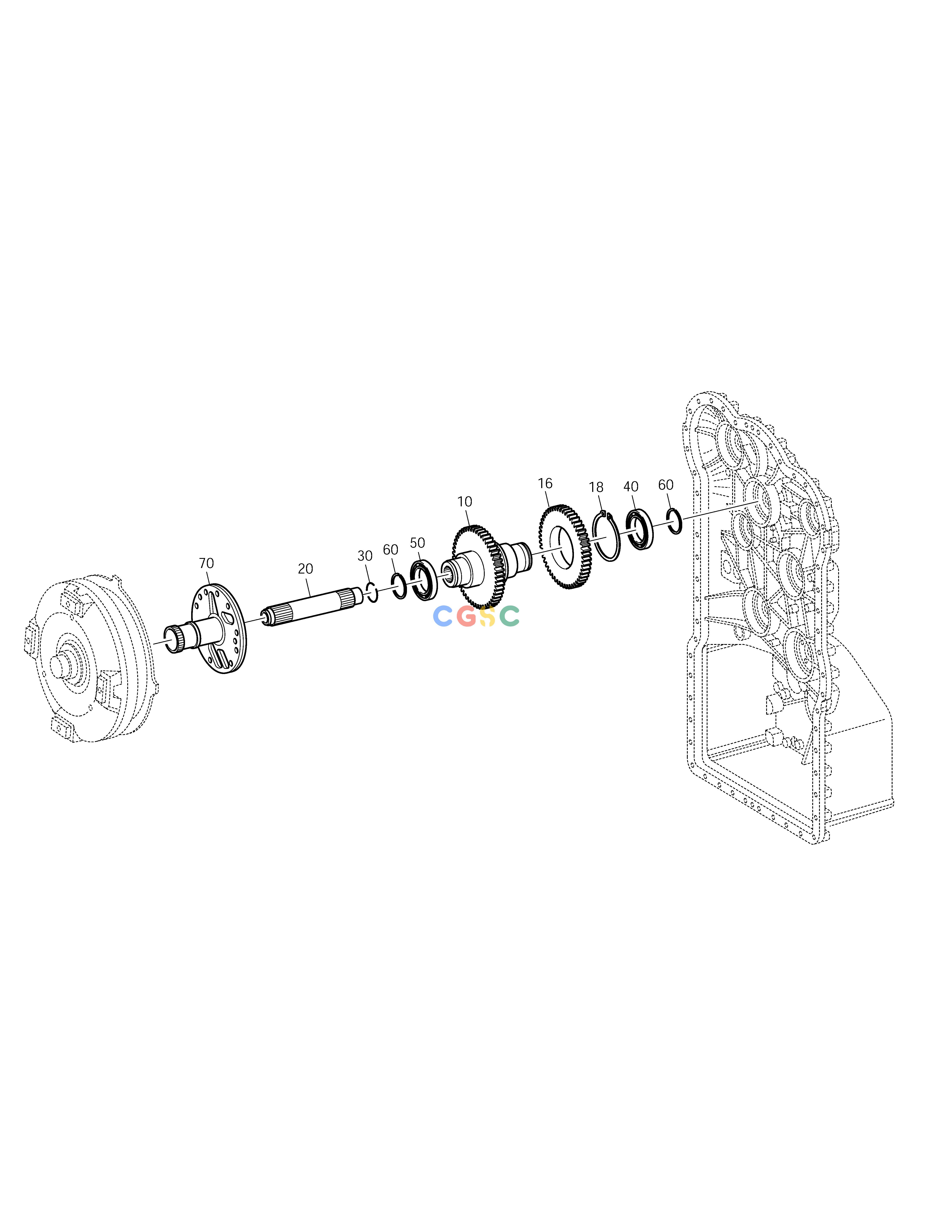 斗山零件查询INPUT - T/MISSION MEGA 250-V (S/N 3001~) Doosan parts catalog online