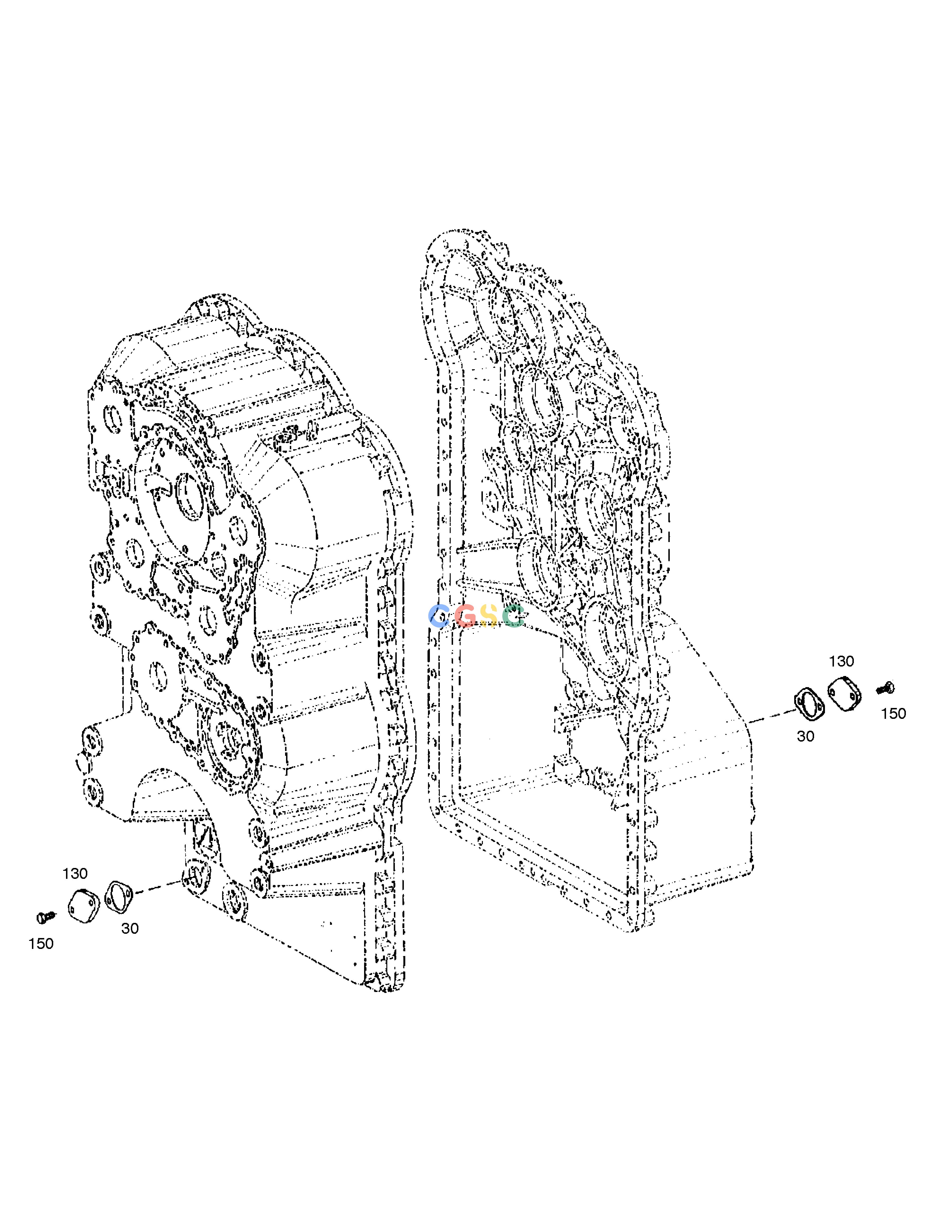 斗山零件查询FILLER NECK - T/MISSION MEGA 250-V (S/N 3001~) Doosan parts catalog online