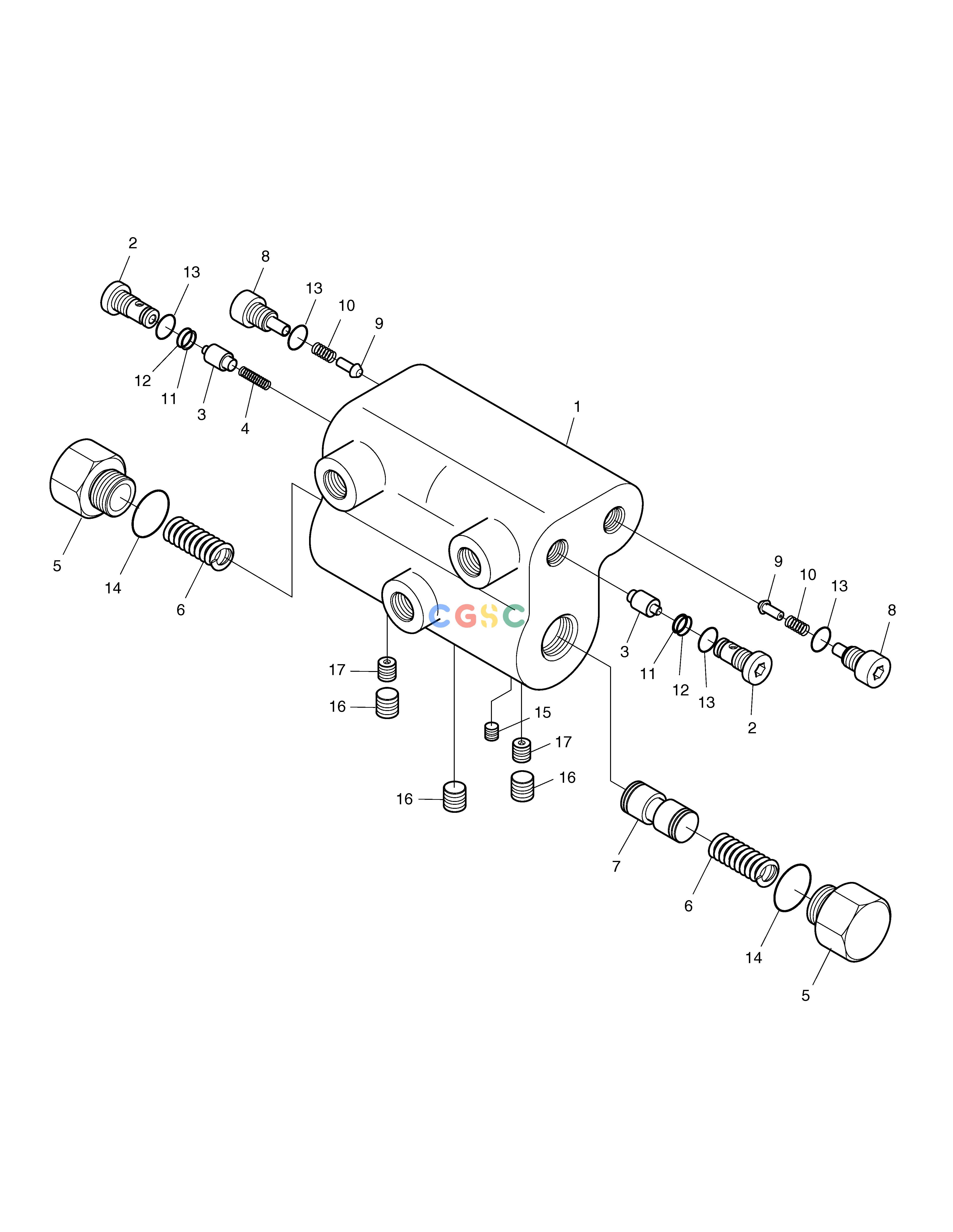 斗山零件查询CUSHION VALVE MEGA 250-V (S/N 3001~) Doosan parts catalog online