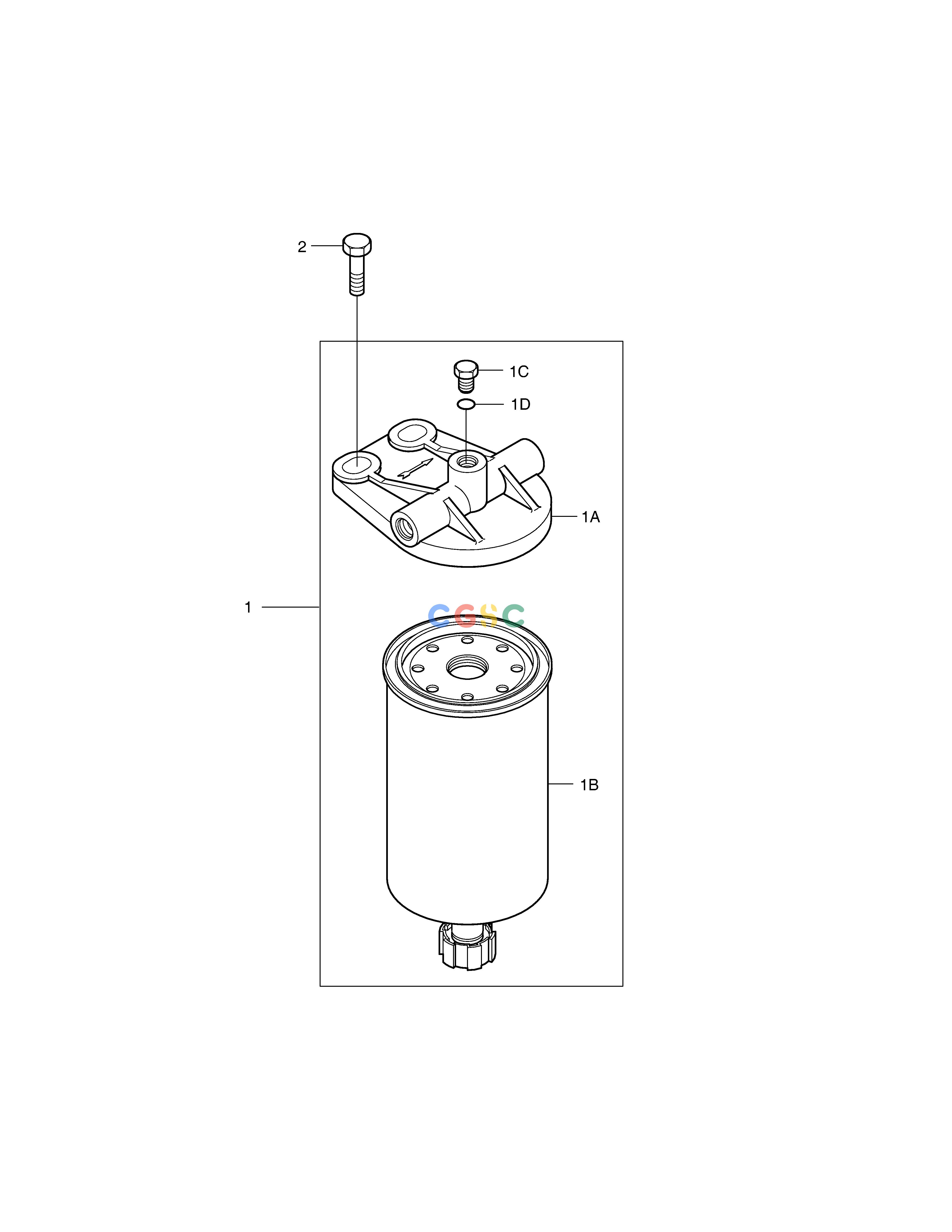 斗山零件查询FUEL FILTER SOLAR 230LC-V Doosan parts catalog online