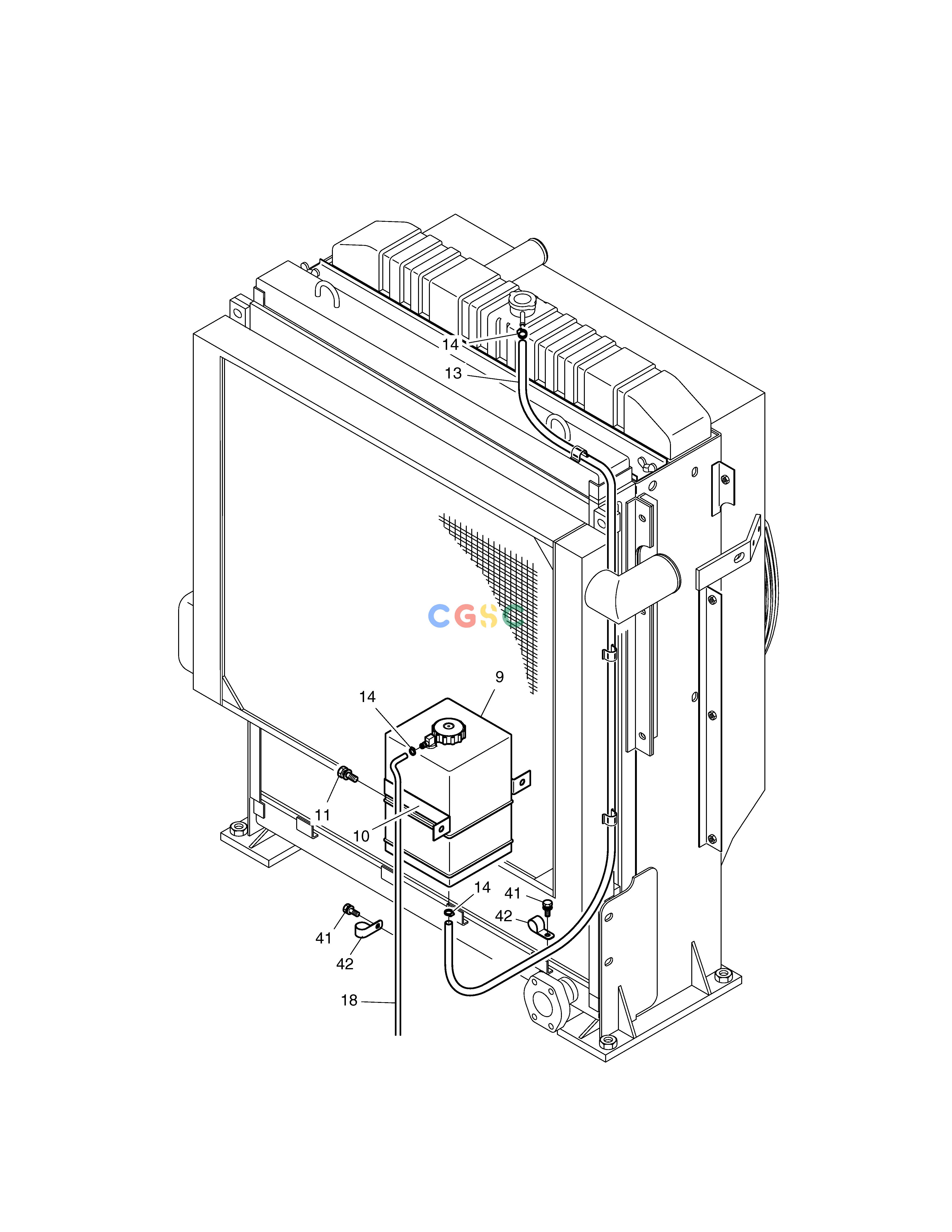 斗山零件查询RESERVE TANK SOLAR 230LC-V Doosan parts catalog online