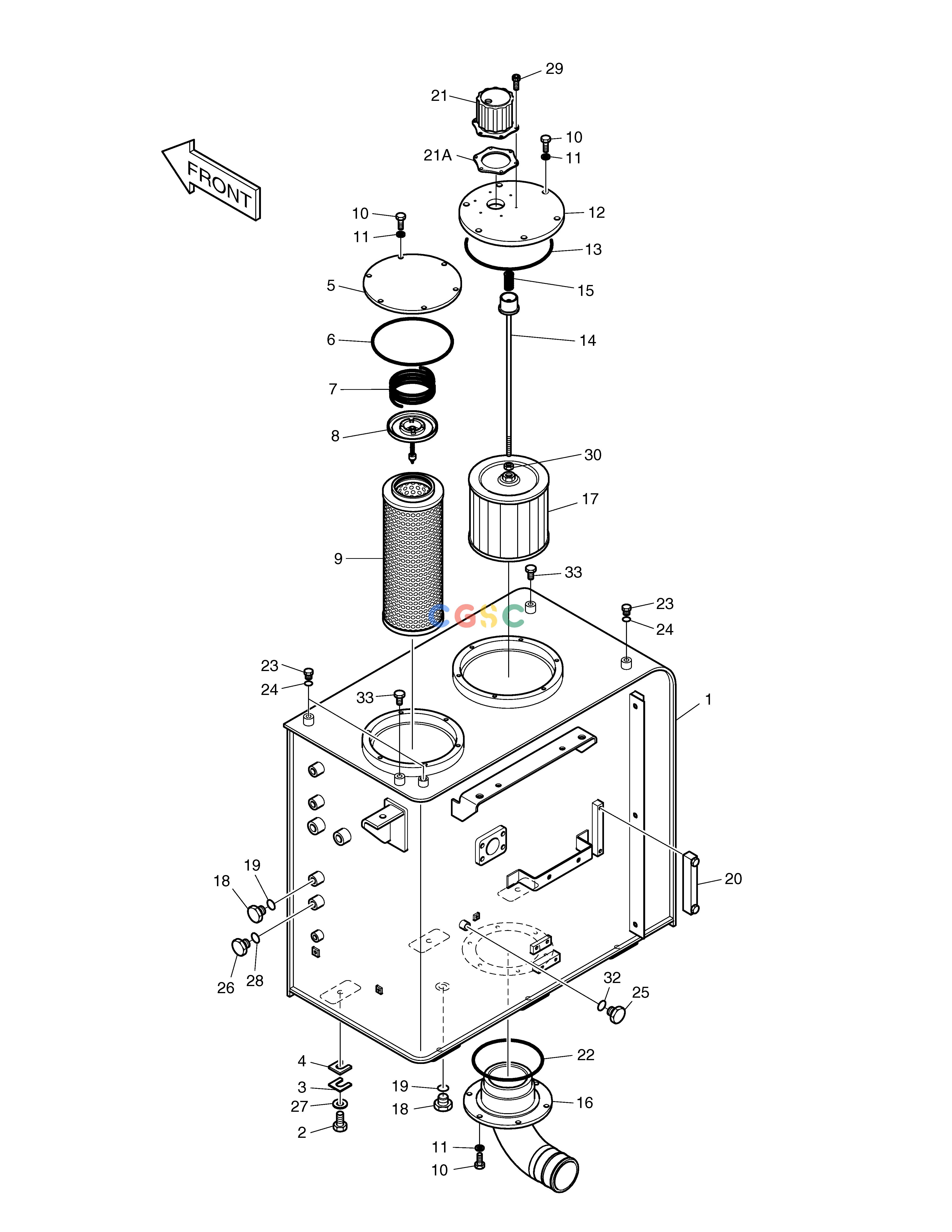 斗山零件查询OIL TANK SOLAR 230LC-V Doosan parts catalog online