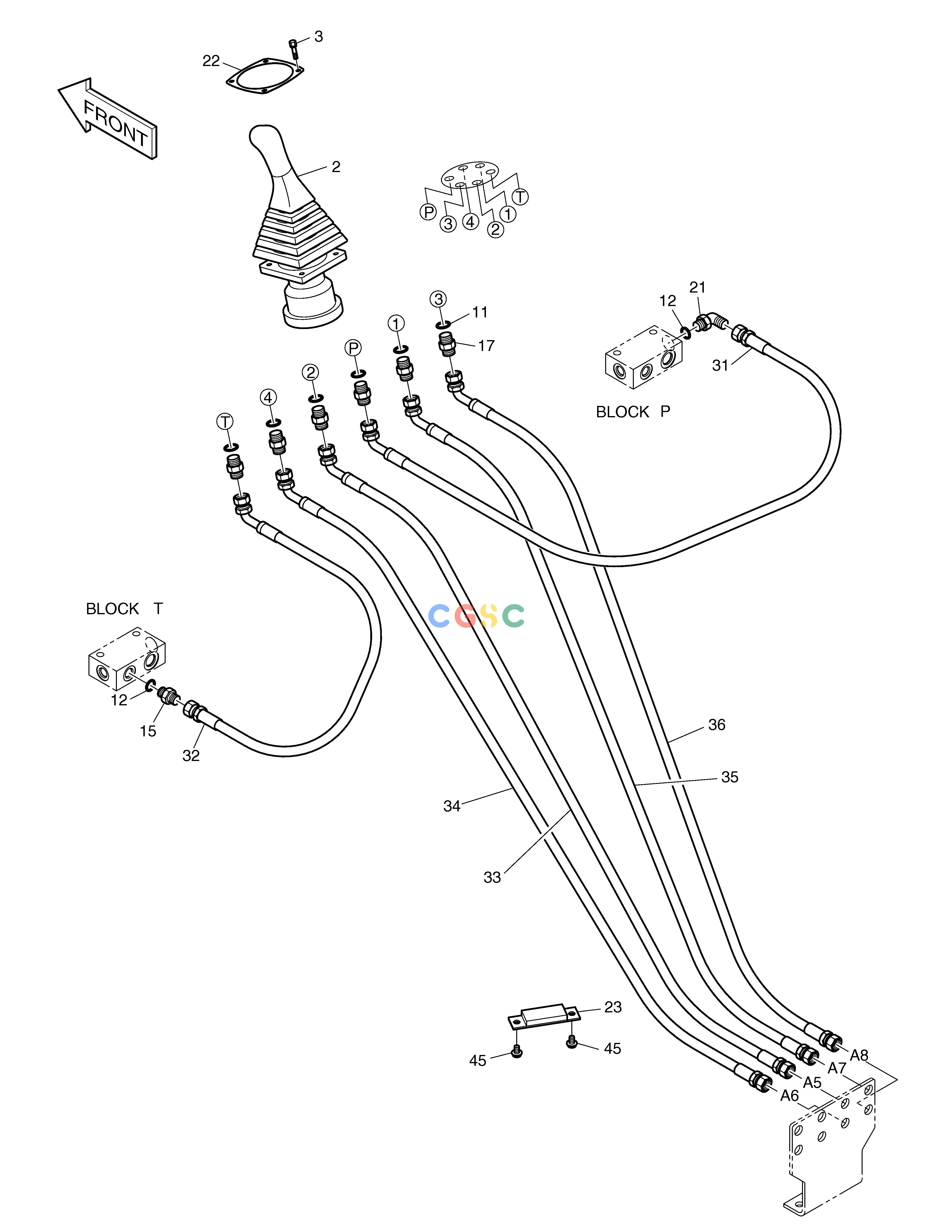 斗山零件查询PILOT PIPING(7) SOLAR 230LC-V Doosan parts catalog online