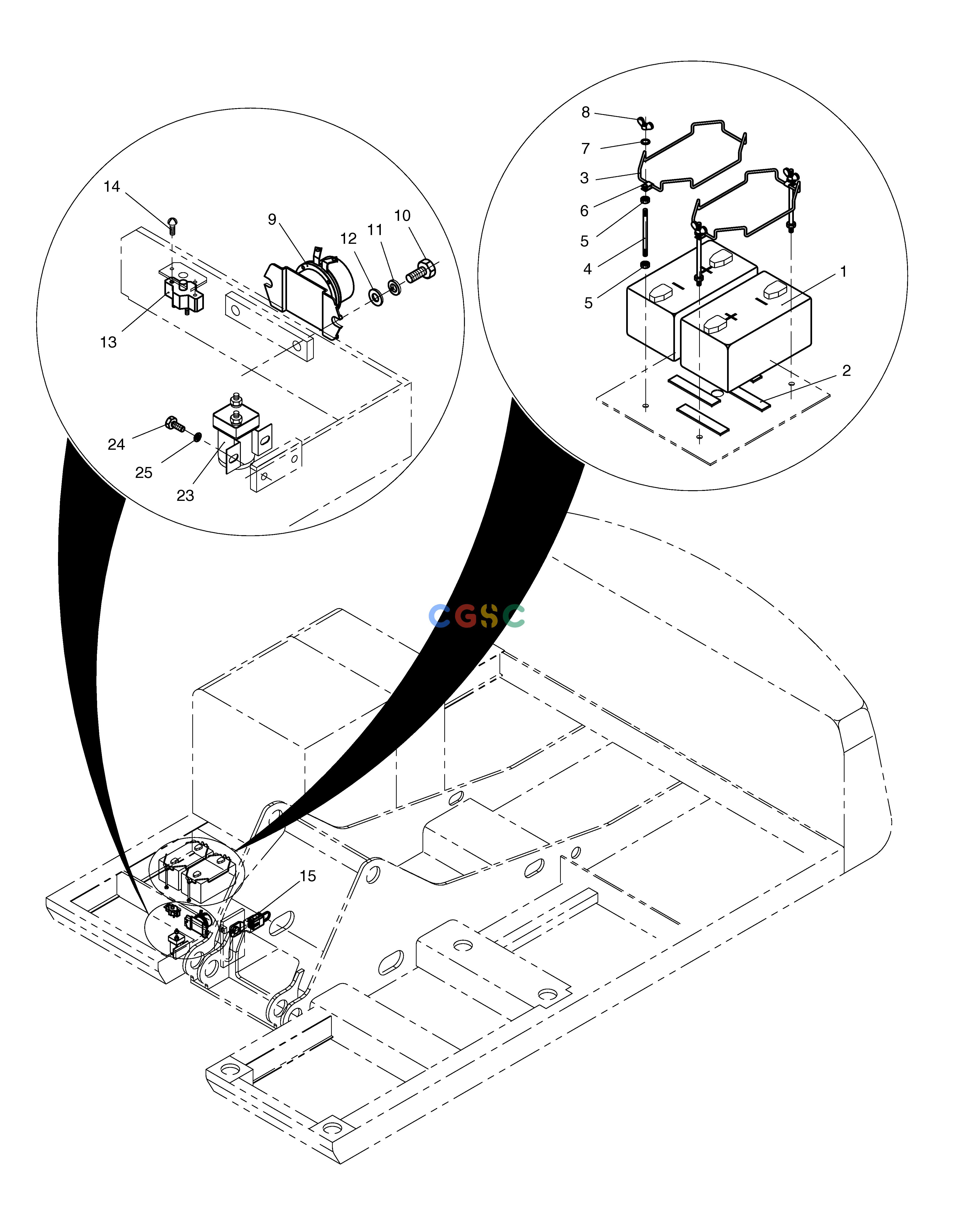 斗山零件查询ELECTRIC PARTS(5)-BATTERY SOLAR 230LC-V Doosan parts catalog online