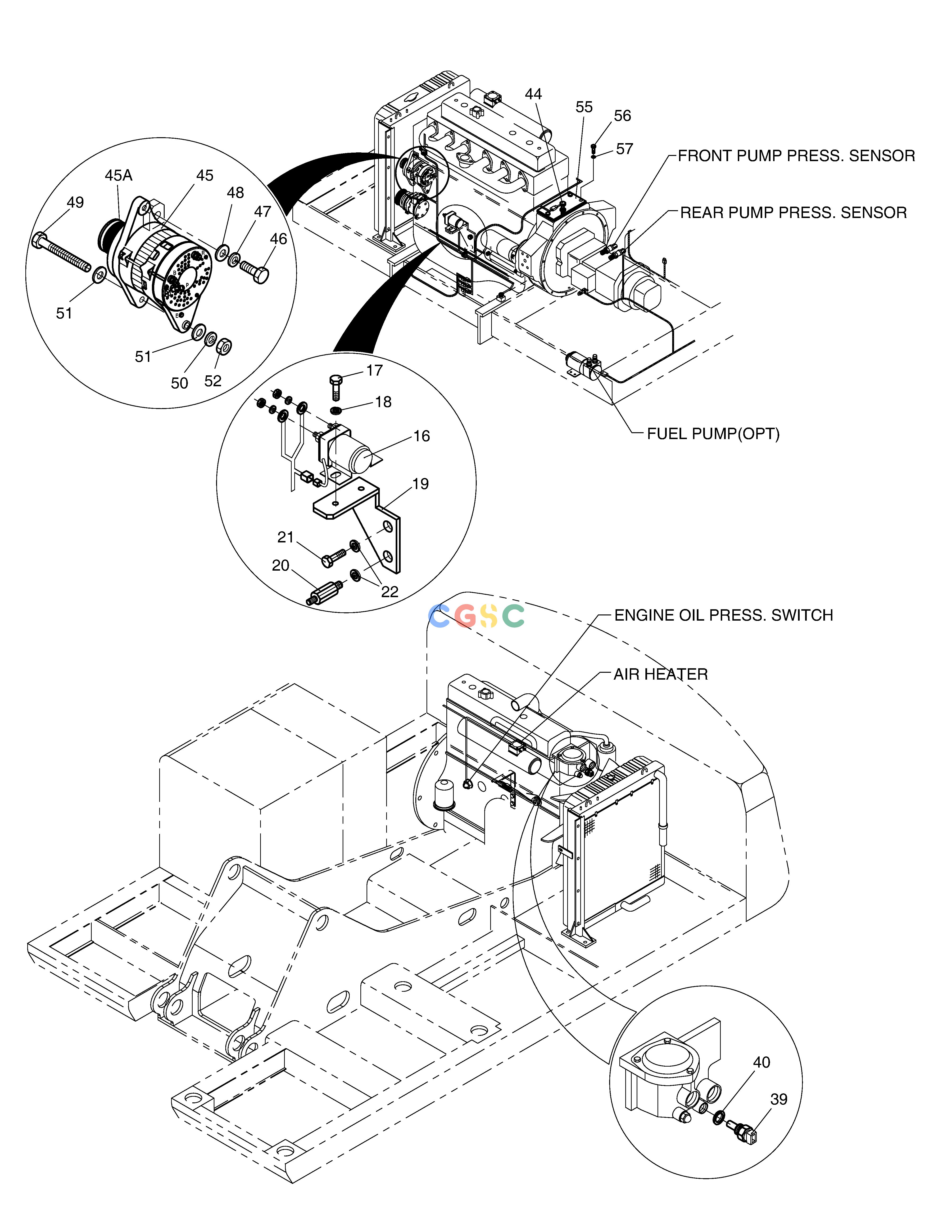 斗山零件查询ELECTRIC PARTS(6)-ENGINE SOLAR 230LC-V Doosan parts catalog online