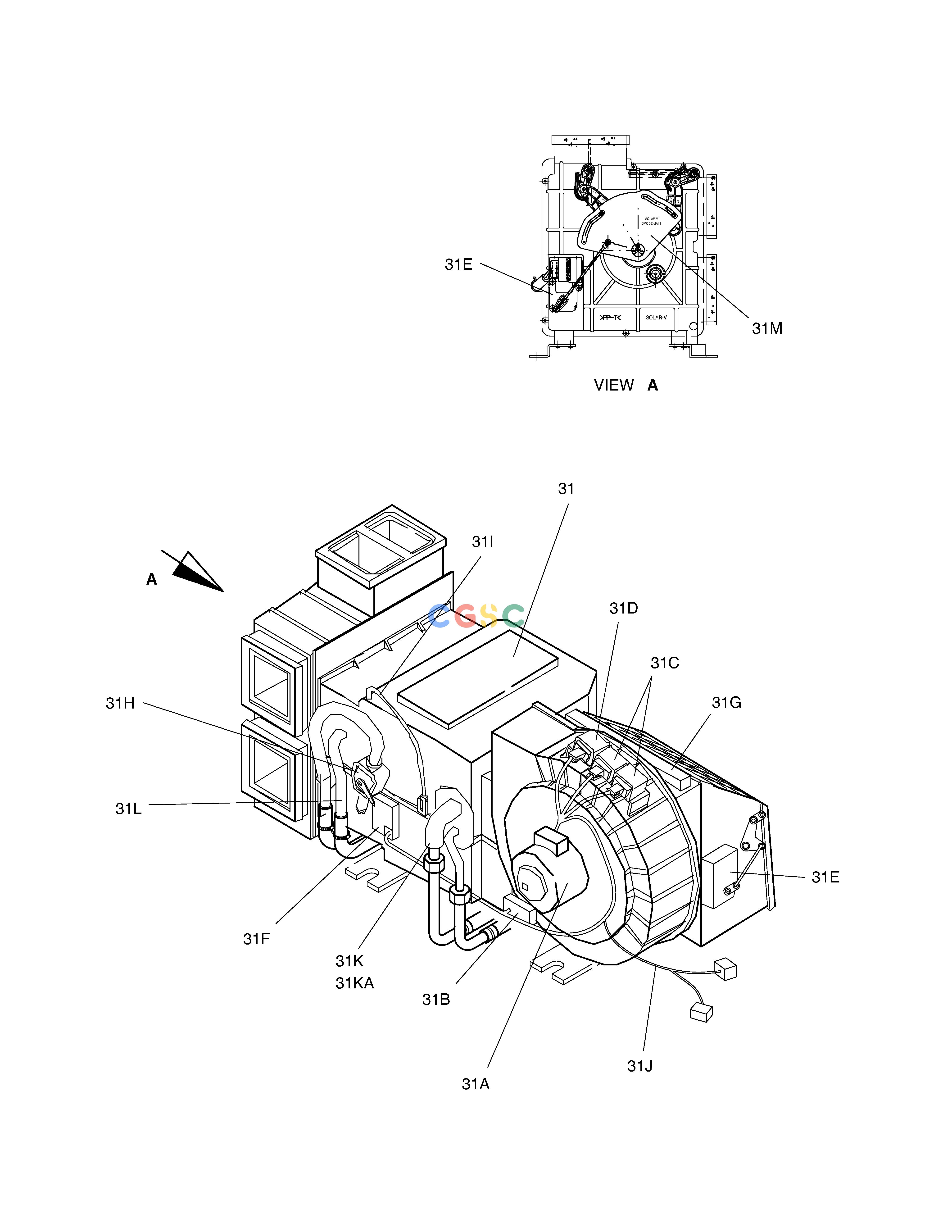 斗山零件查询AIRCONDITIONER(2)-AIRCON UNIT SOLAR 230LC-V Doosan parts catalog online