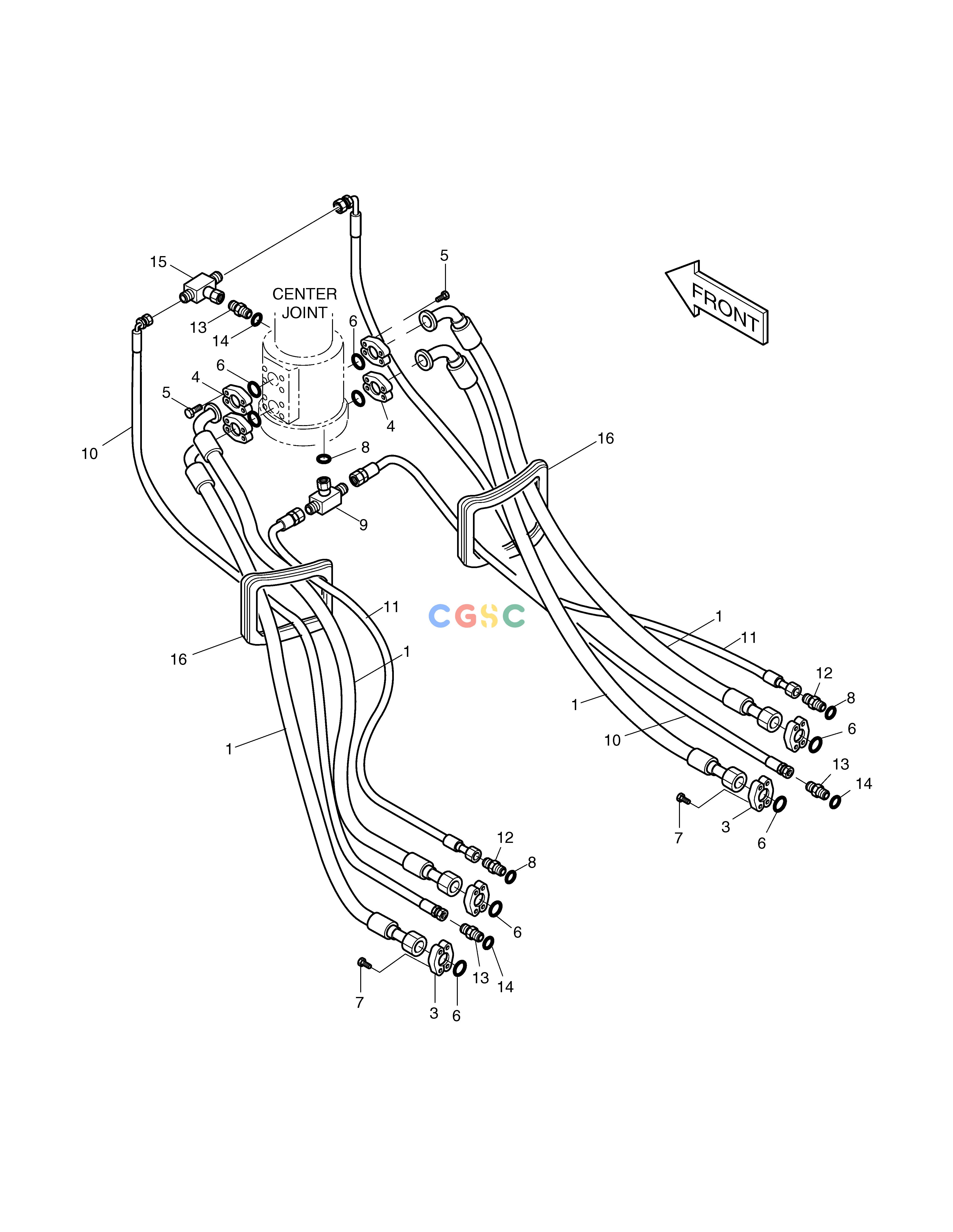 斗山零件查询TRAVEL PIPING SOLAR 230LC-V Doosan parts catalog online