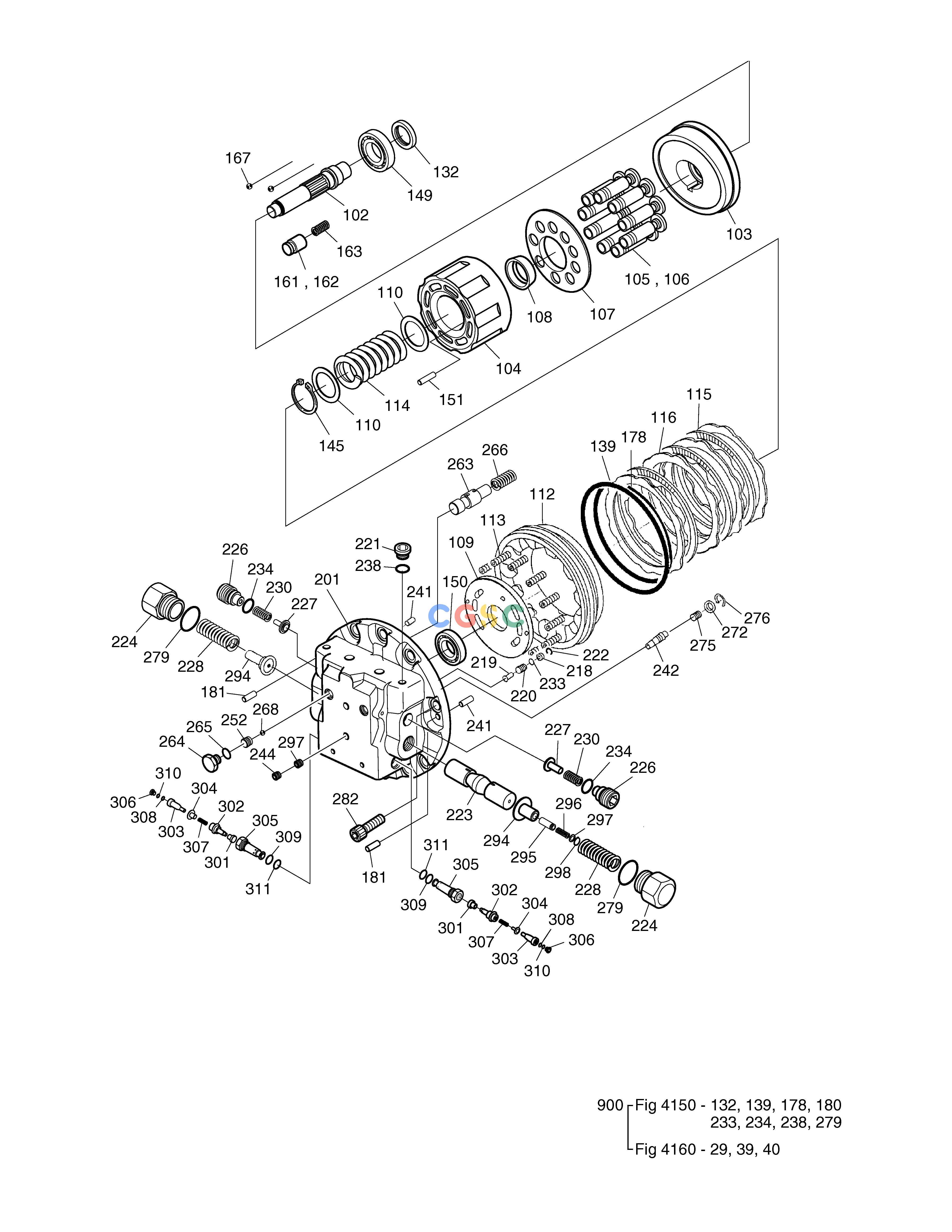 斗山零件查询TRAVEL MOTOR SOLAR 230LC-V Doosan parts catalog online