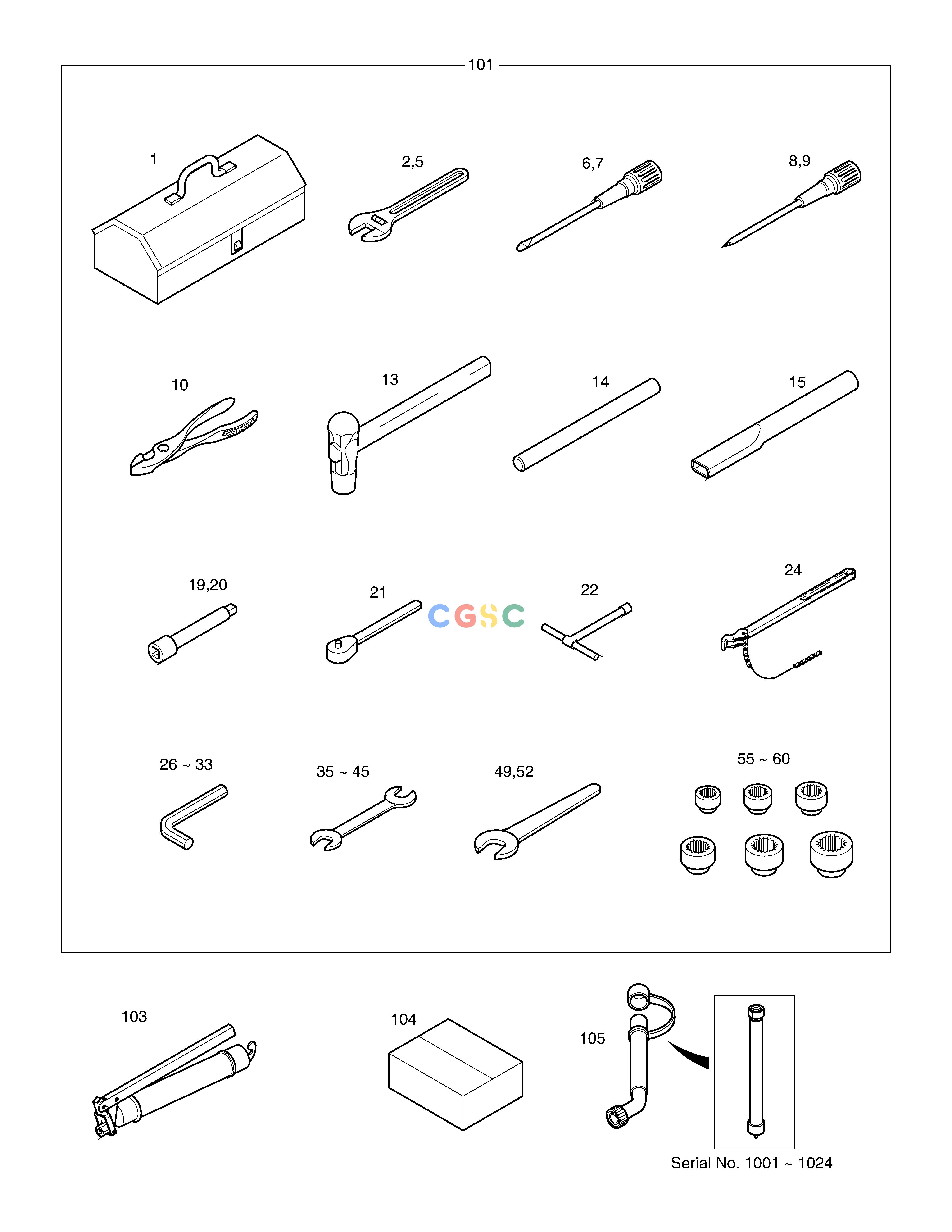 斗山零件查询TOOLS SOLAR 230LC-V Doosan parts catalog online