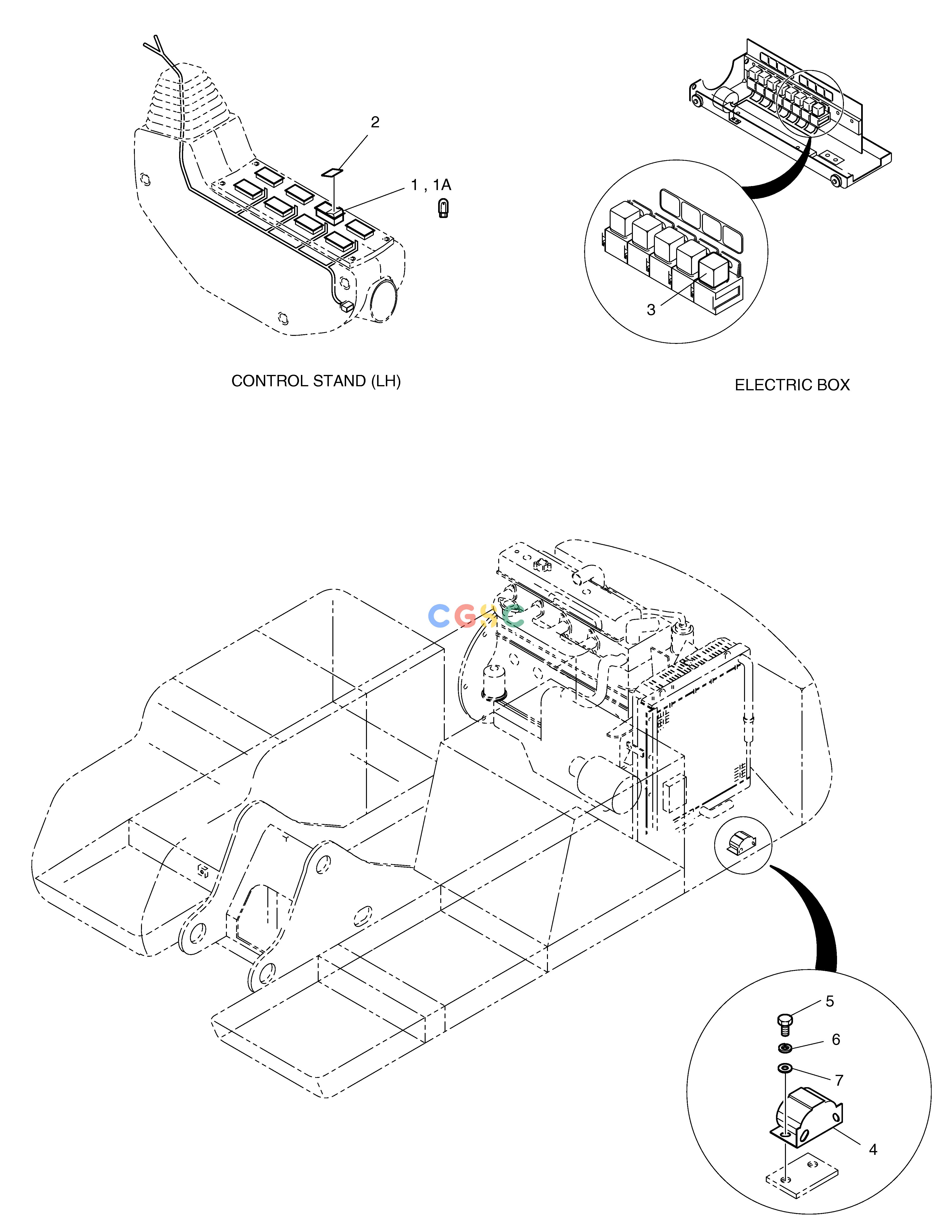 斗山零件查询TRAVEL ALARM ASS'Y SOLAR 230LC-V Doosan parts catalog online