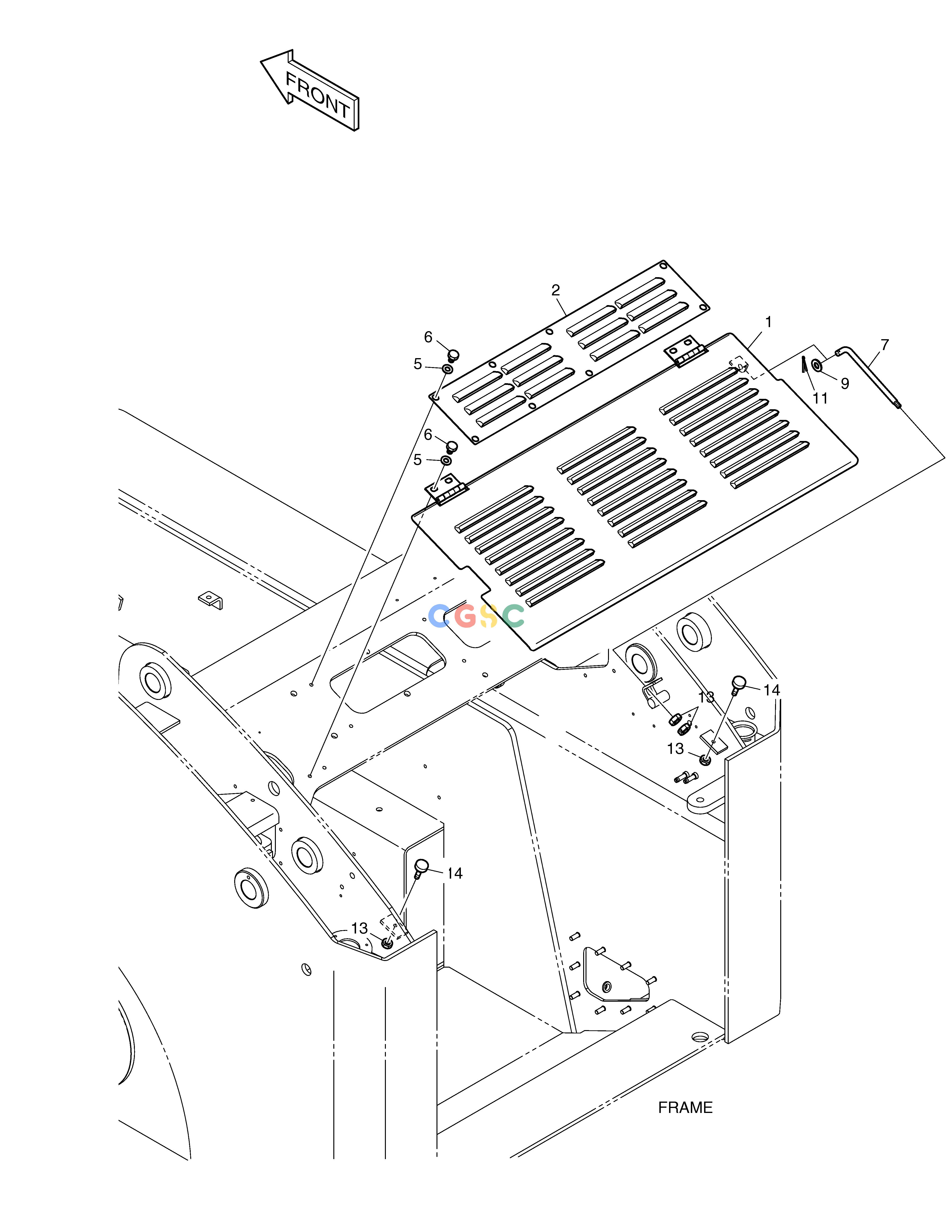 斗山零件查询ENGINE HOOD 440 PLUS Doosan parts catalog online