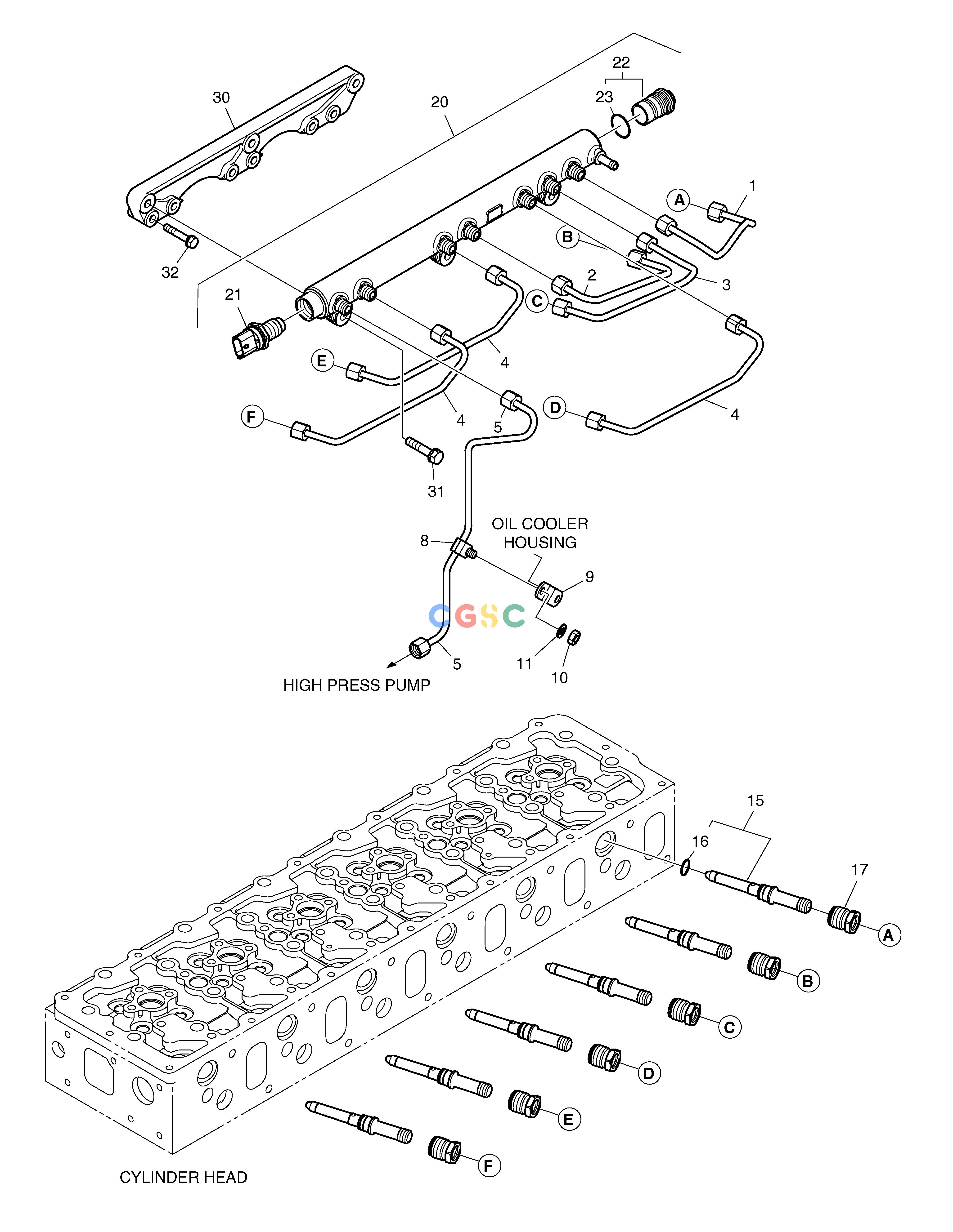 斗山零件查询INJECTION PIPE TXC225LC-2 Doosan parts catalog online