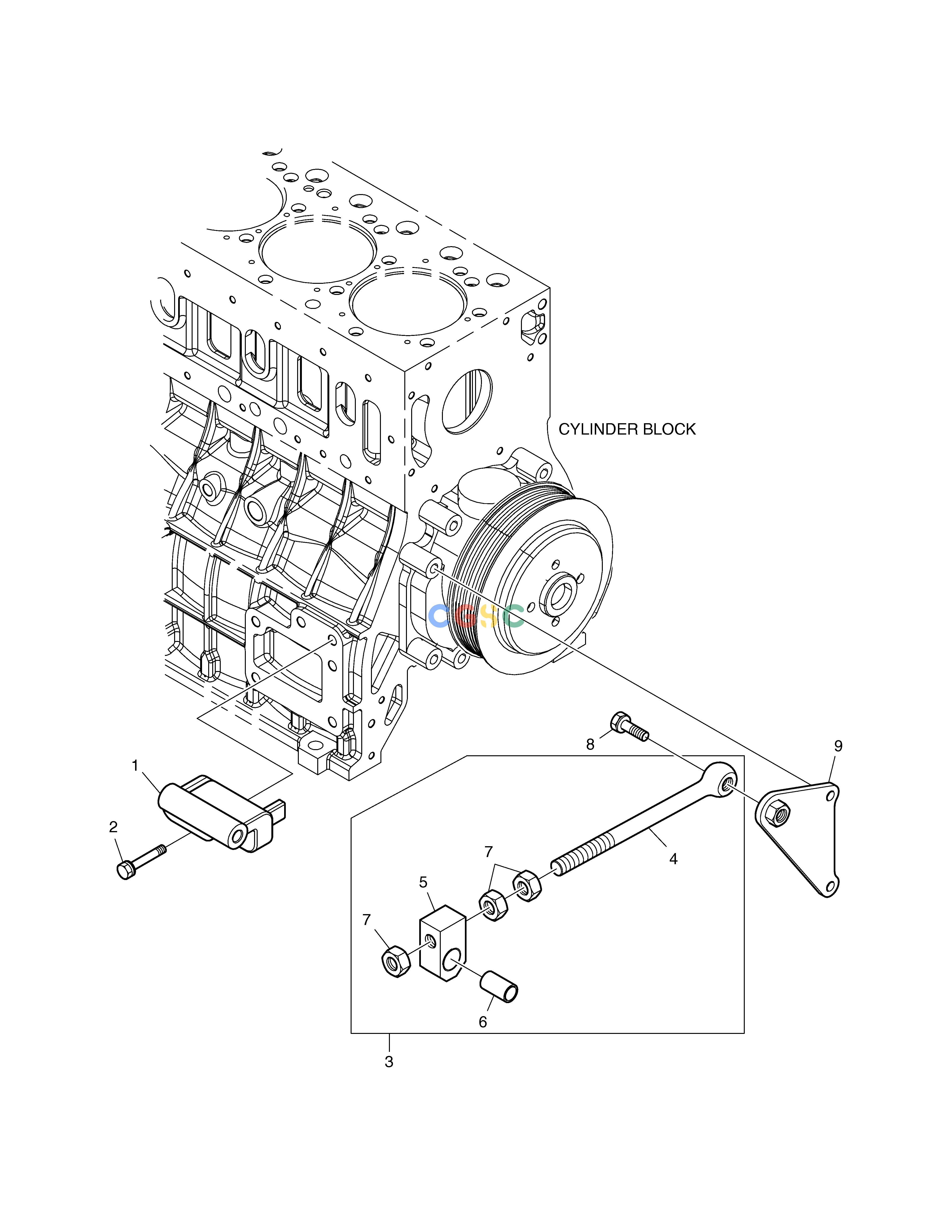 斗山零件查询ALTERNATOR MOUNTING TXC225LC-2 Doosan parts catalog online