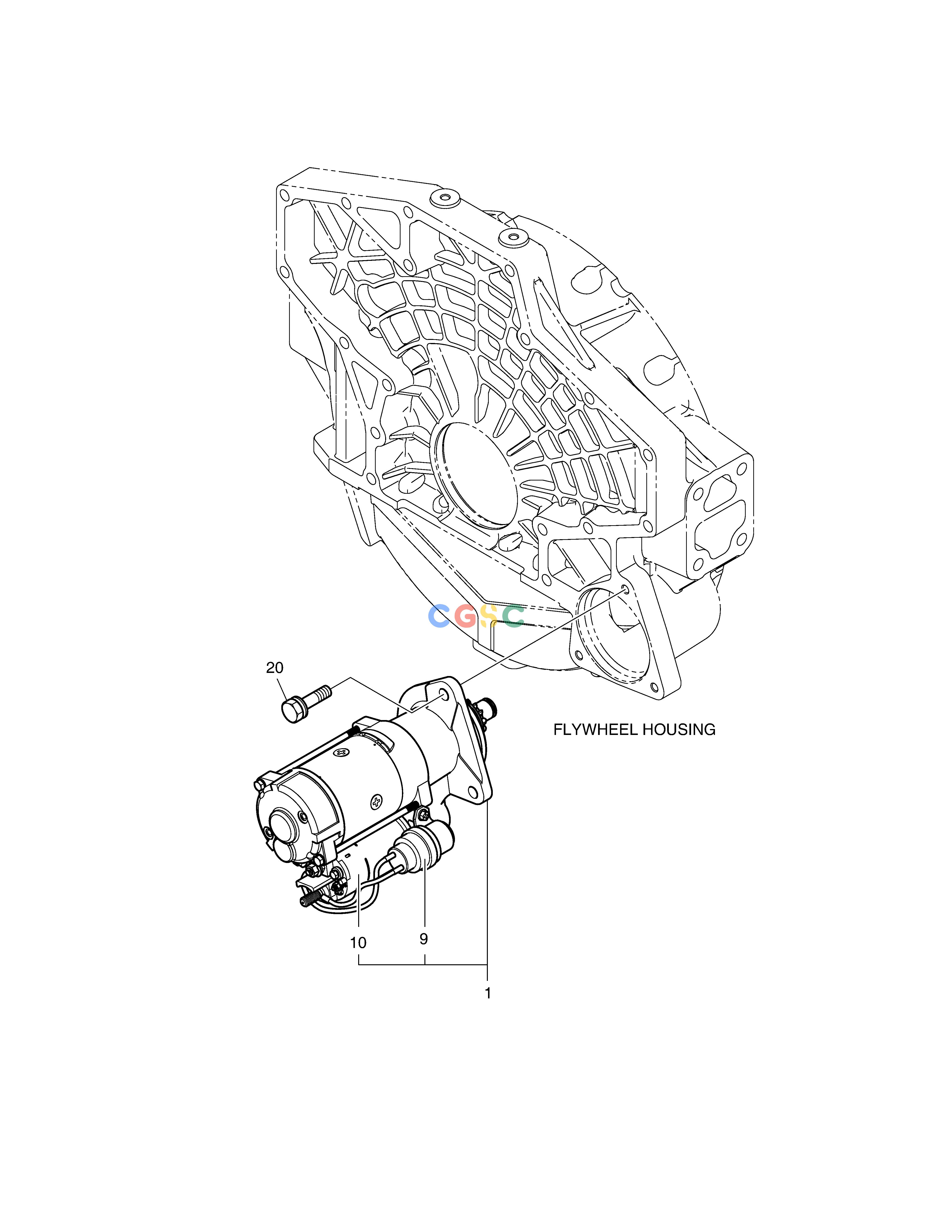 斗山零件查询STARTER TXC225LC-2 Doosan parts catalog online