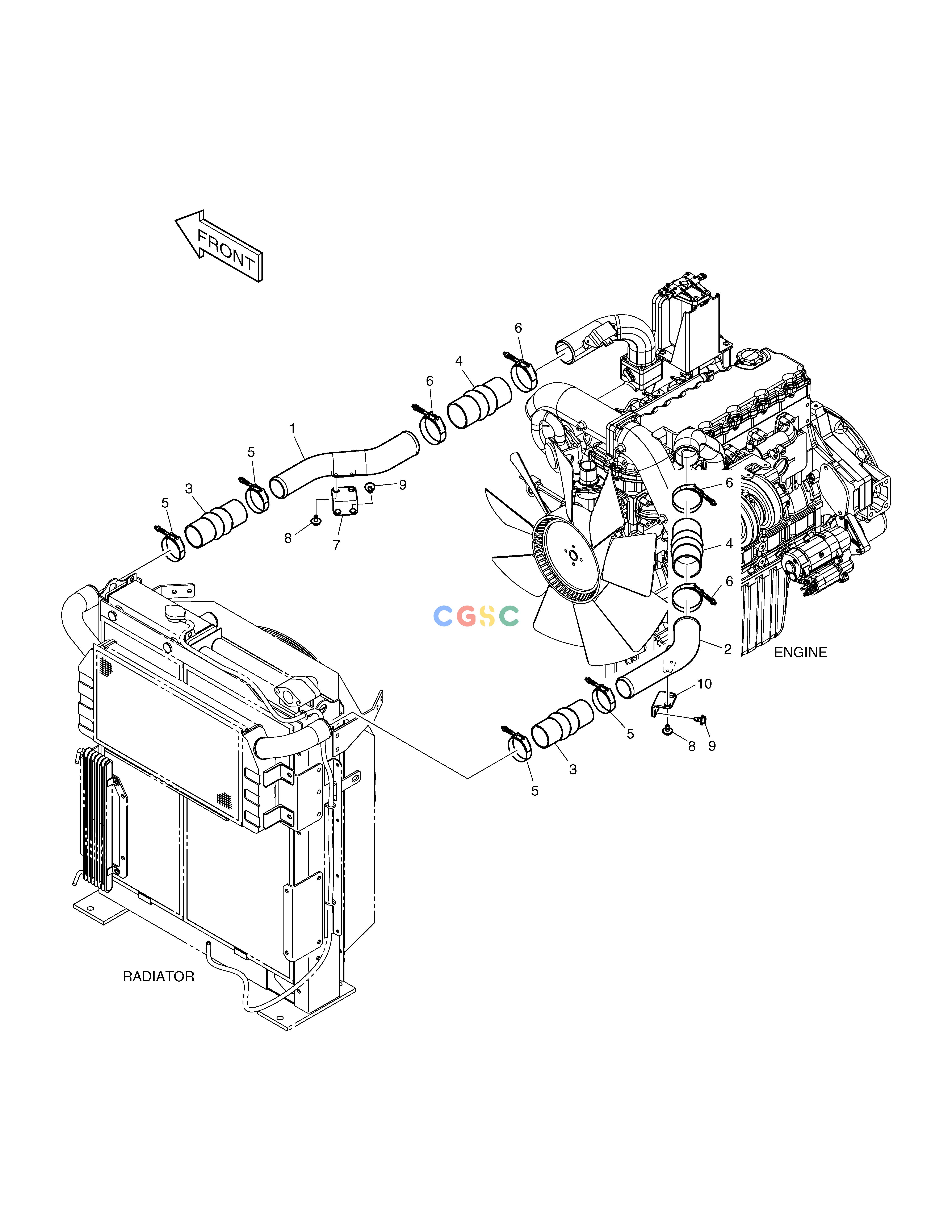 斗山零件查询CAC PIPING TXC225LC-2 Doosan parts catalog online
