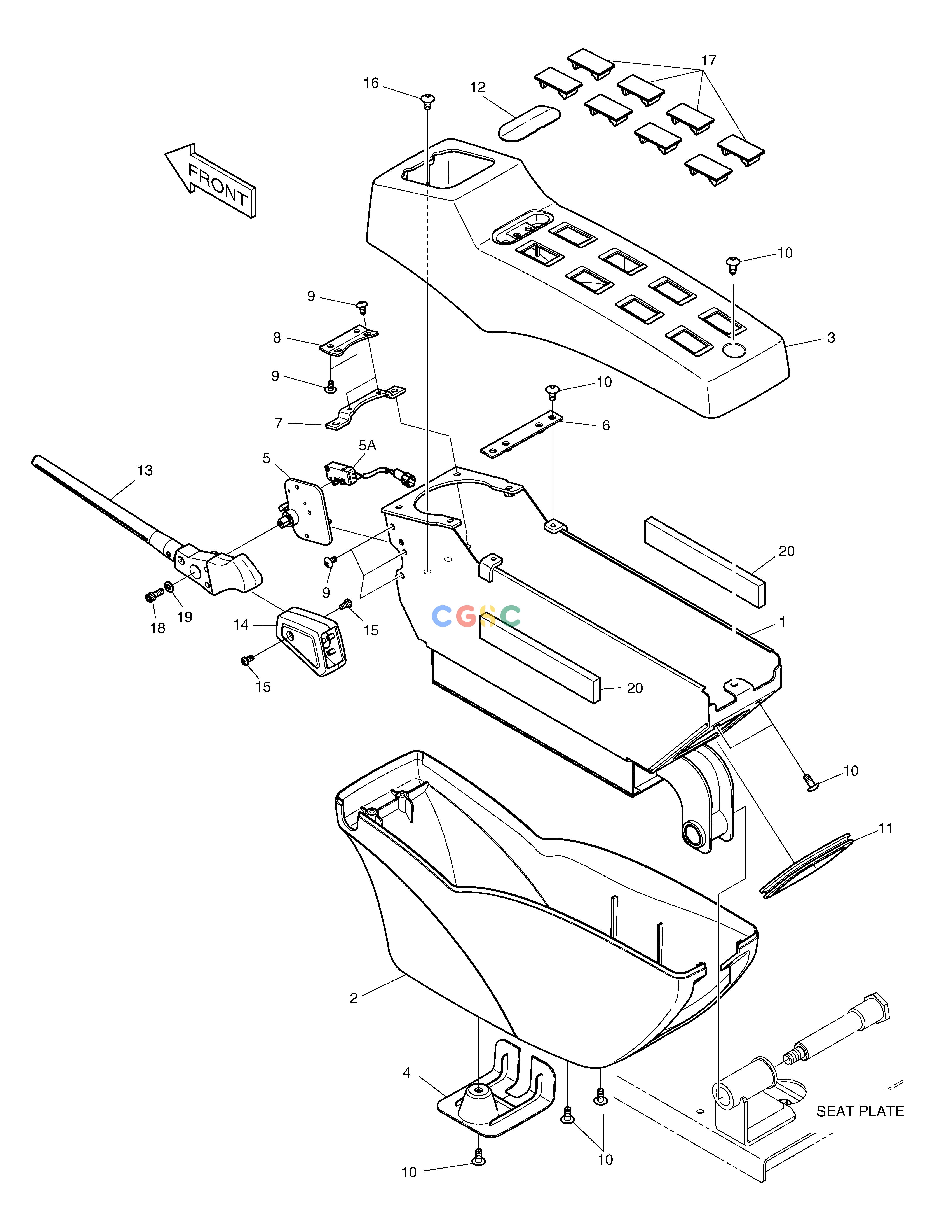 斗山零件查询CONTROL STAND - L.H. TXC225LC-2 Doosan parts catalog online