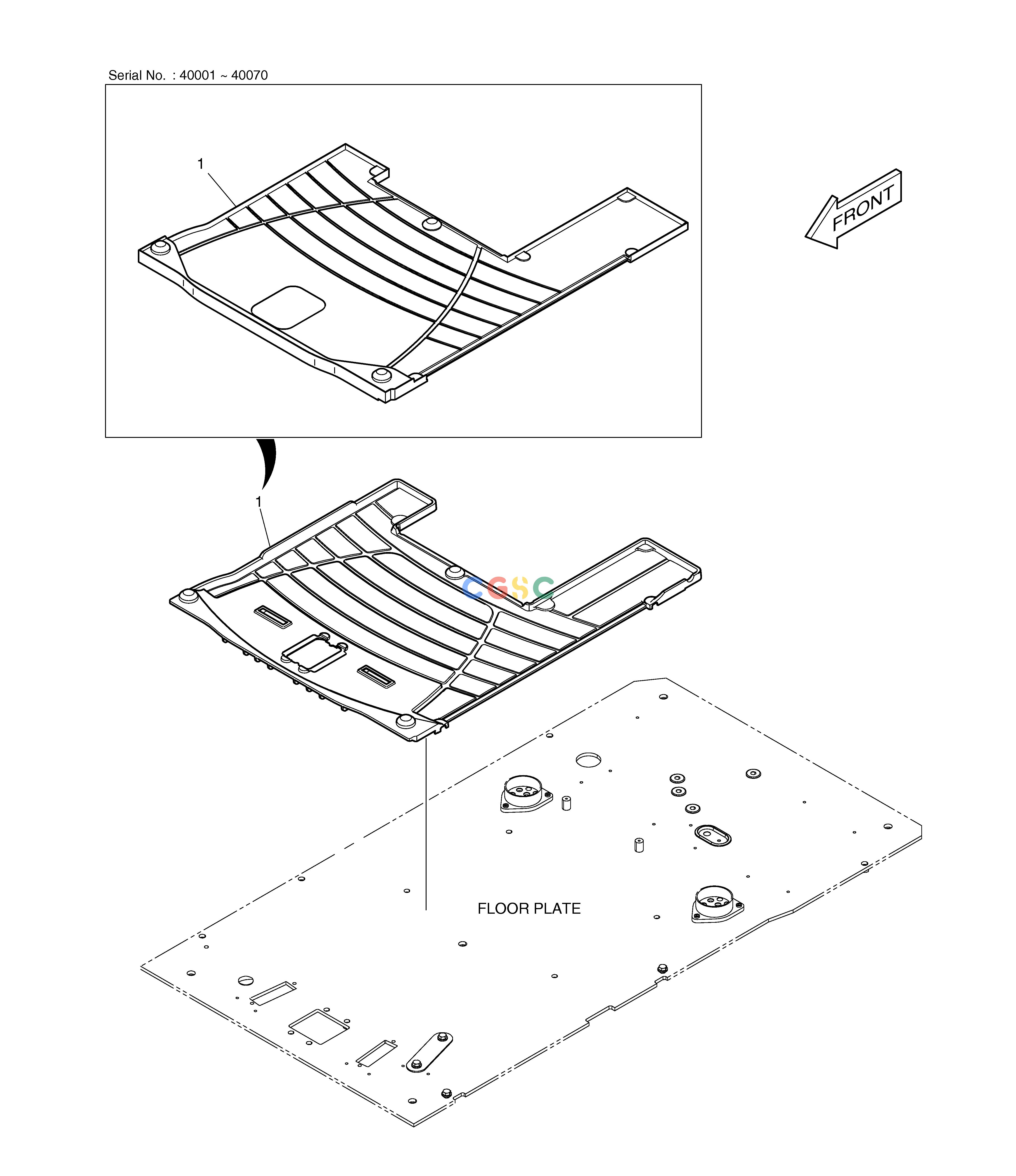 斗山零件查询FLOOR MAT TXC225LC-2 Doosan parts catalog online