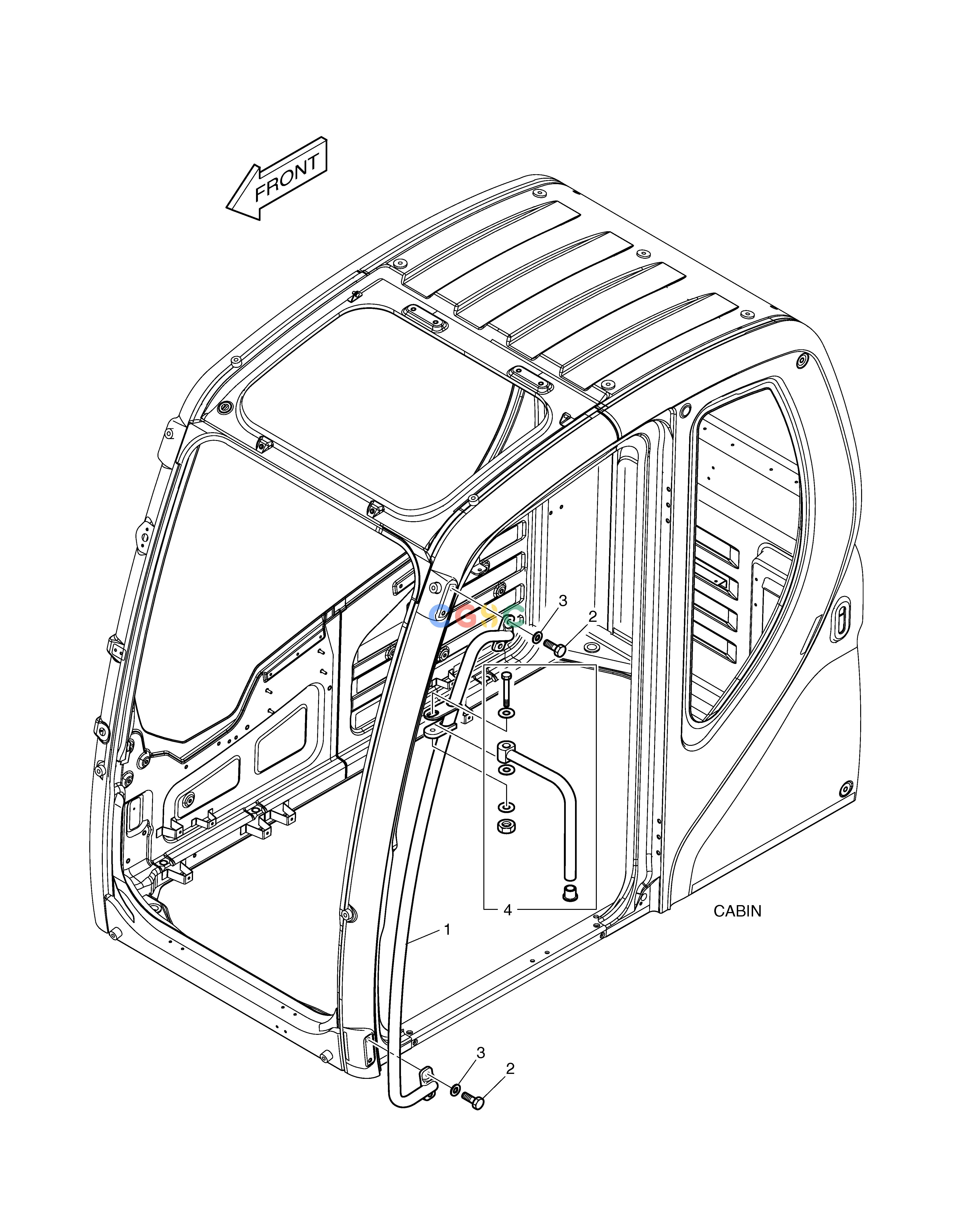 斗山零件查询HANDLE ASS'Y TXC225LC-2 Doosan parts catalog online