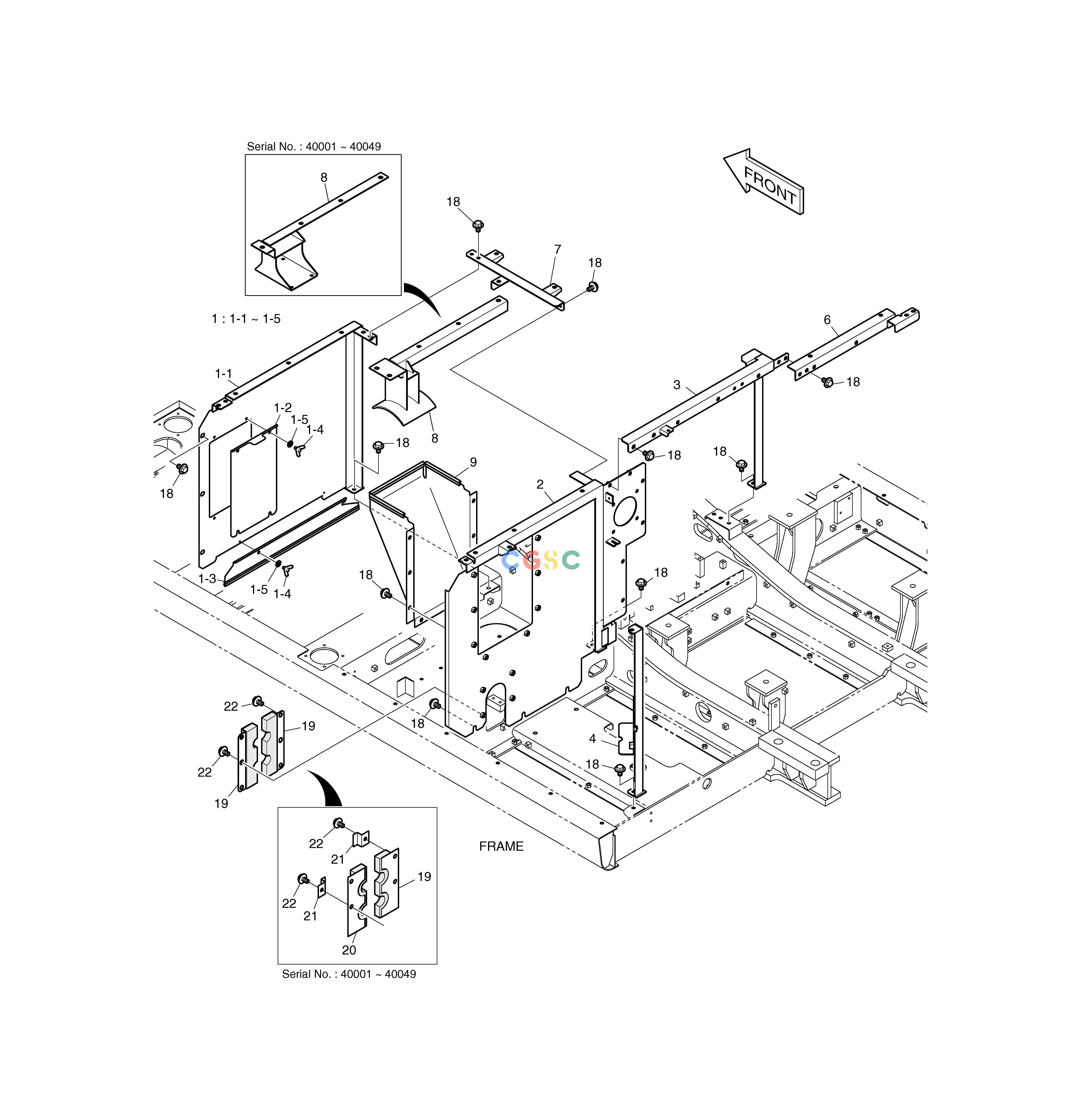 斗山零件查询SUPPORT TXC225LC-2 Doosan parts catalog online