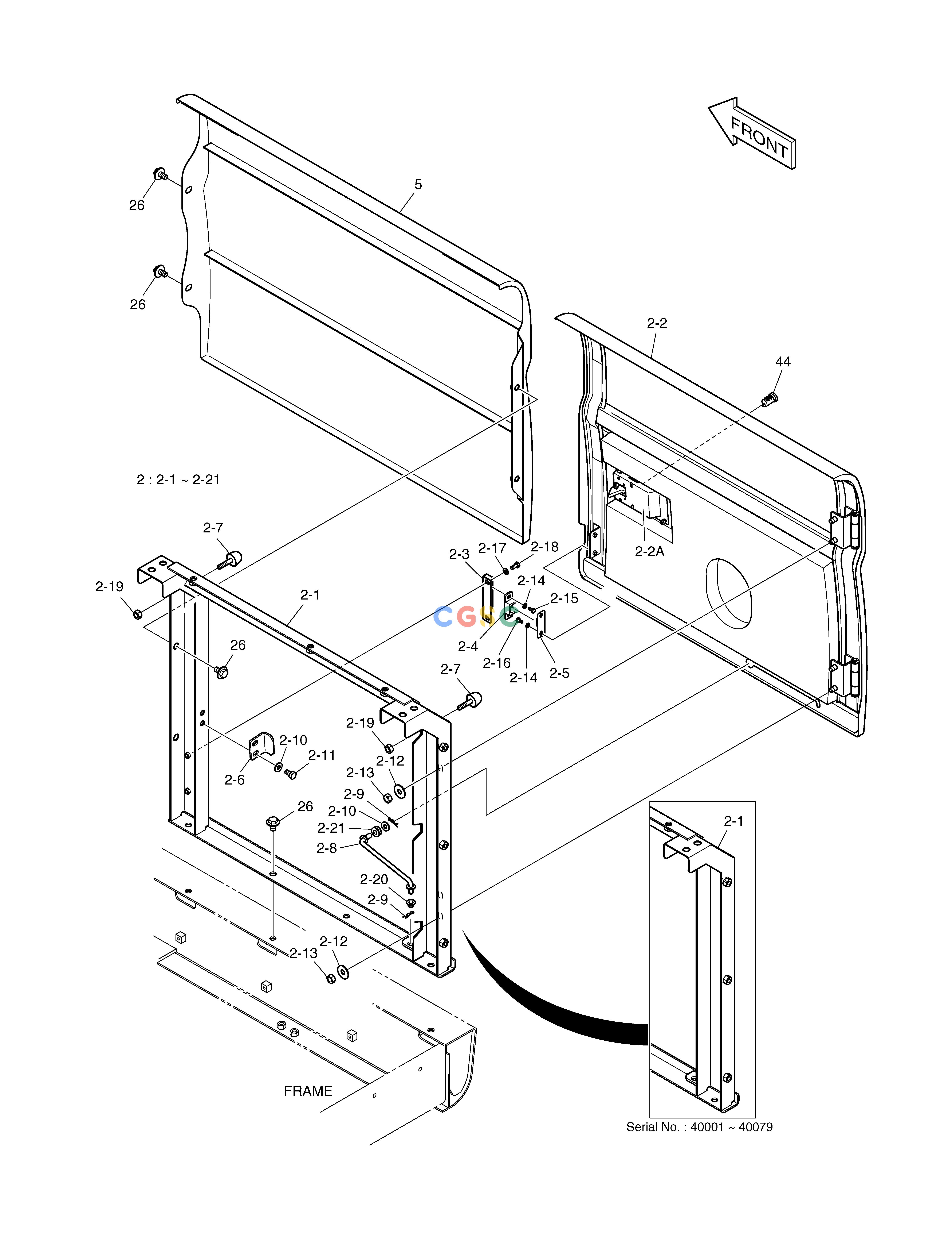斗山零件查询SIDE DOOR - R.H TXC225LC-2 Doosan parts catalog online