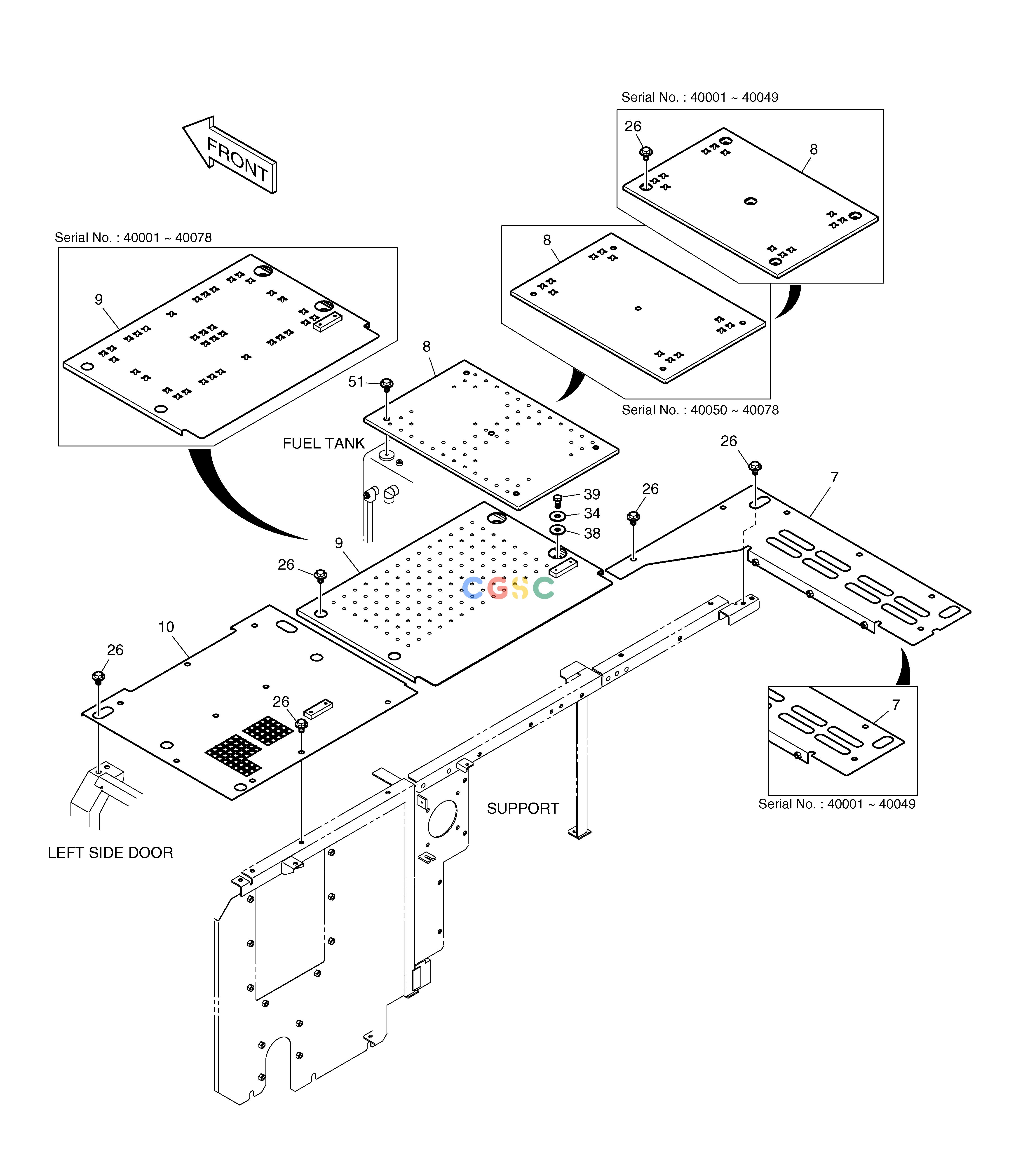 斗山零件查询COVER TXC225LC-2 Doosan parts catalog online