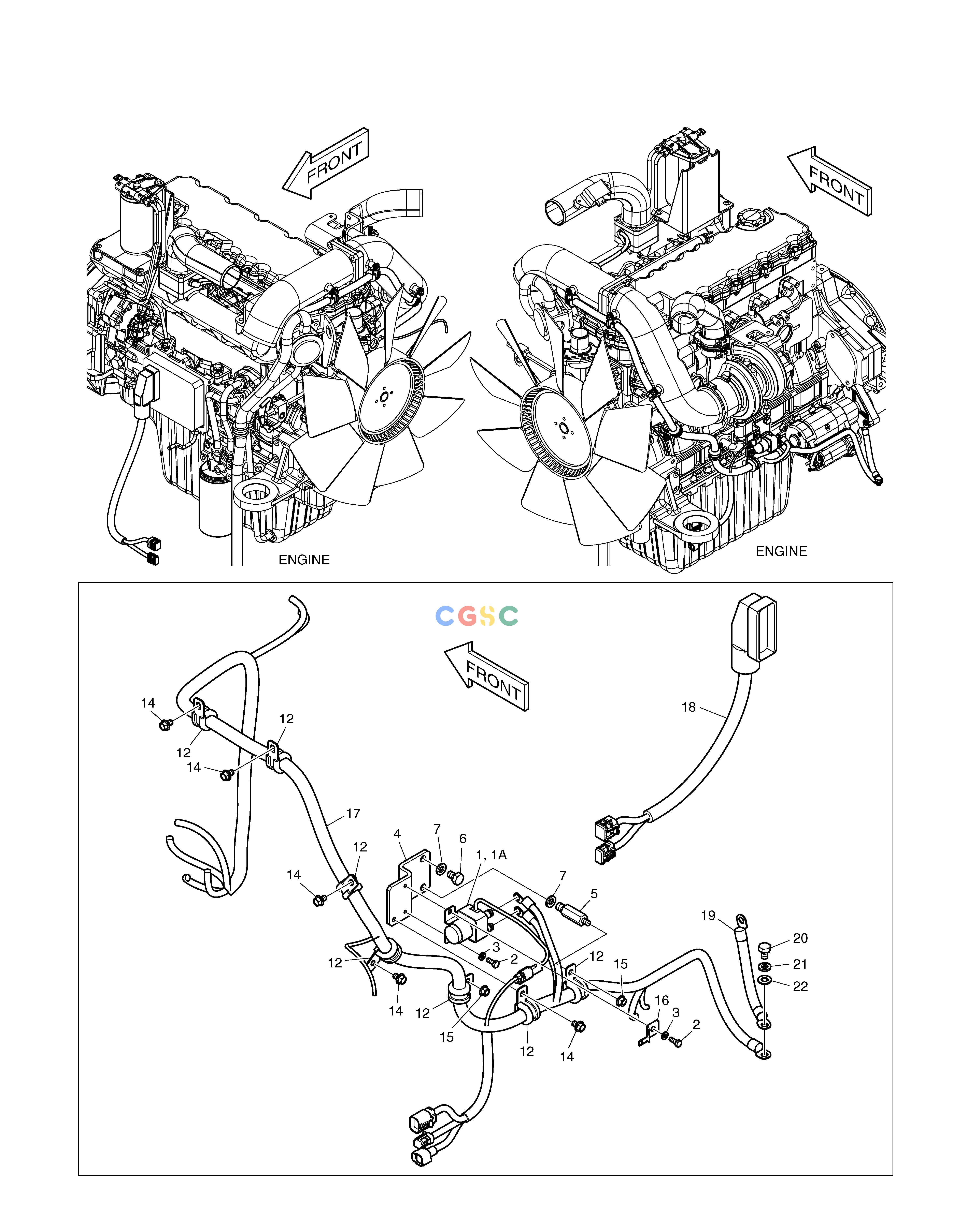 斗山零件查询ELECTRIC PARTS - ENGINE TXC225LC-2 Doosan parts catalog online
