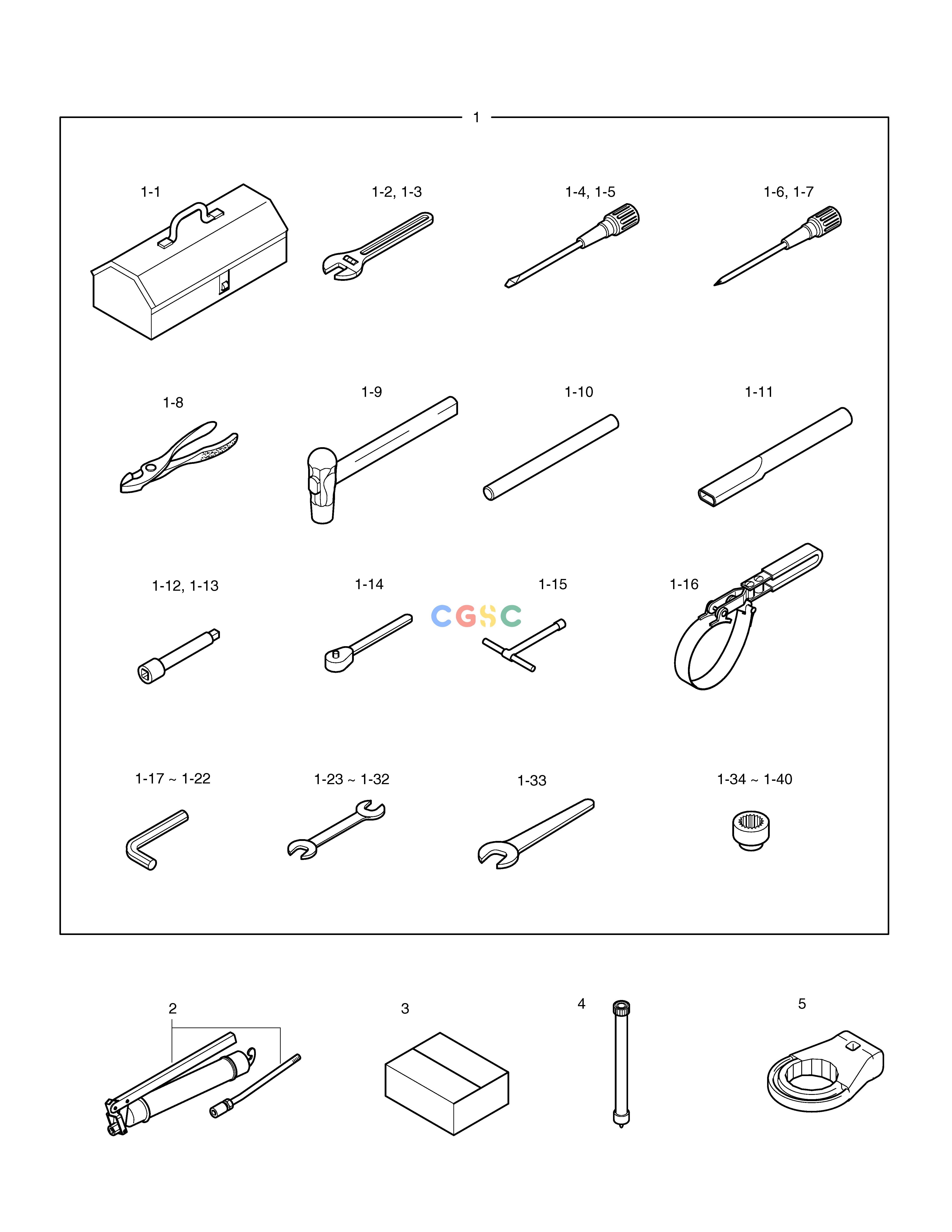 斗山零件查询TOOLS TXC225LC-2 Doosan parts catalog online