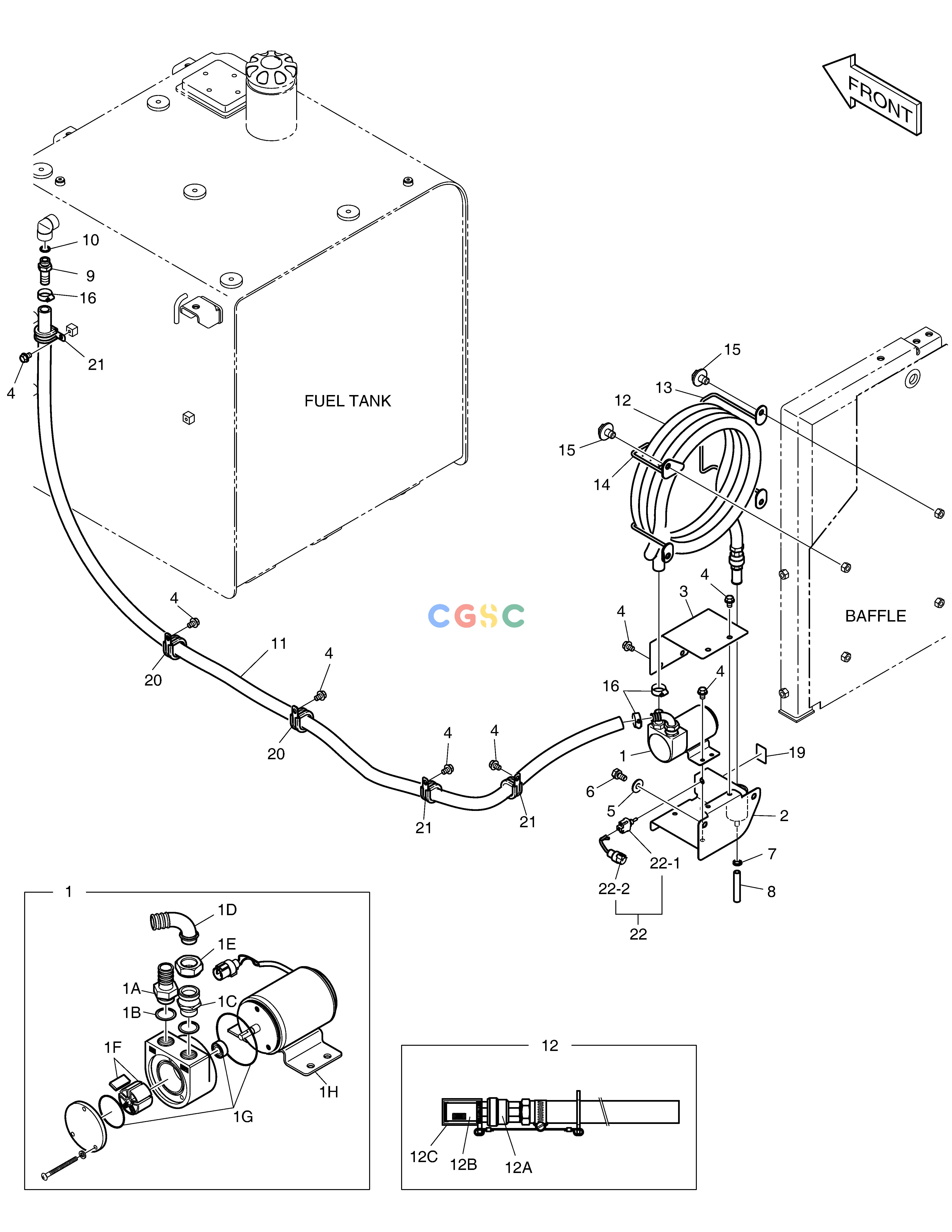 斗山零件查询FUEL FILLER PUMP TXC225LC-2 Doosan parts catalog online