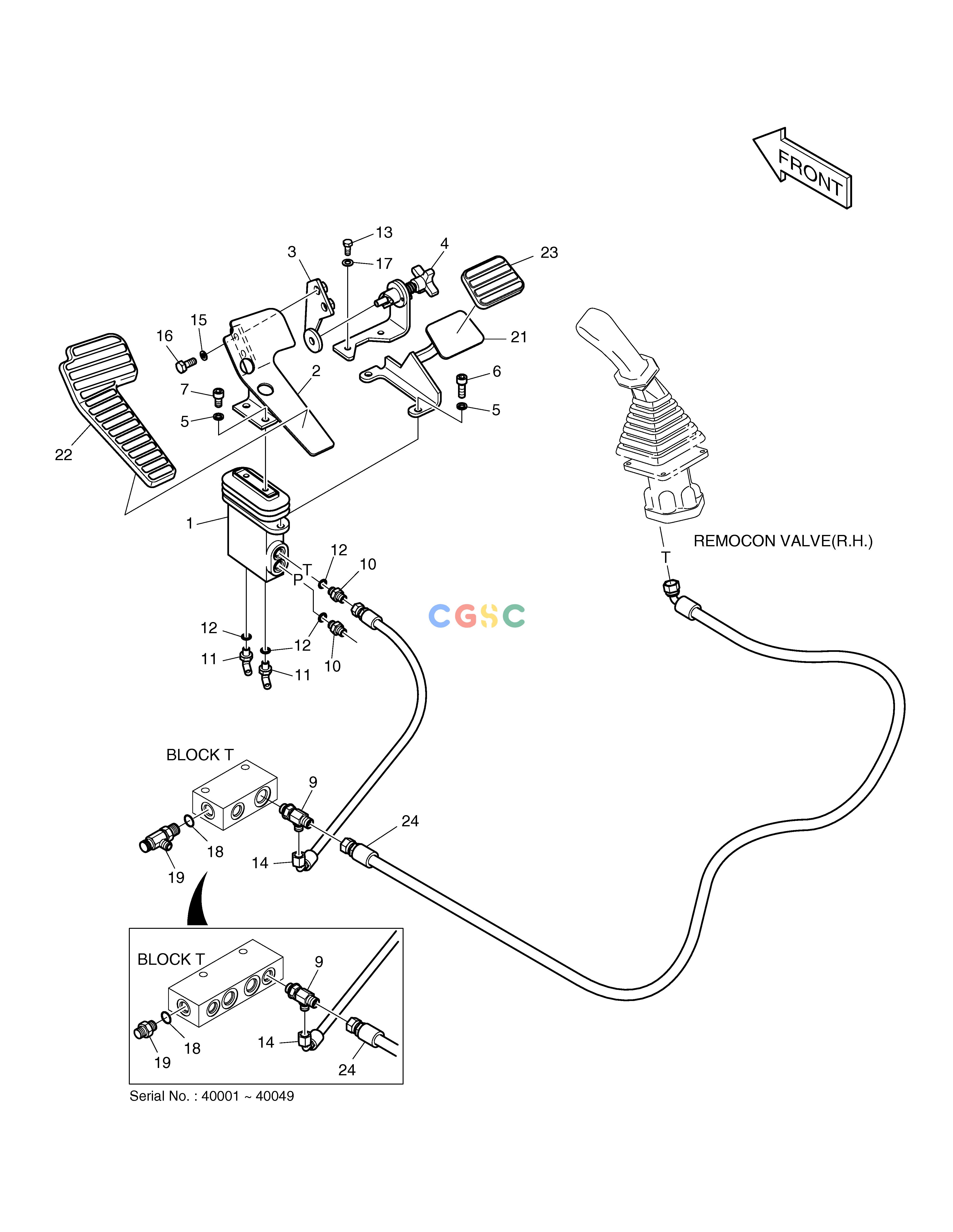 斗山零件查询PILOT PIPING - TWO WAY(2) TXC225LC-2 Doosan parts catalog online